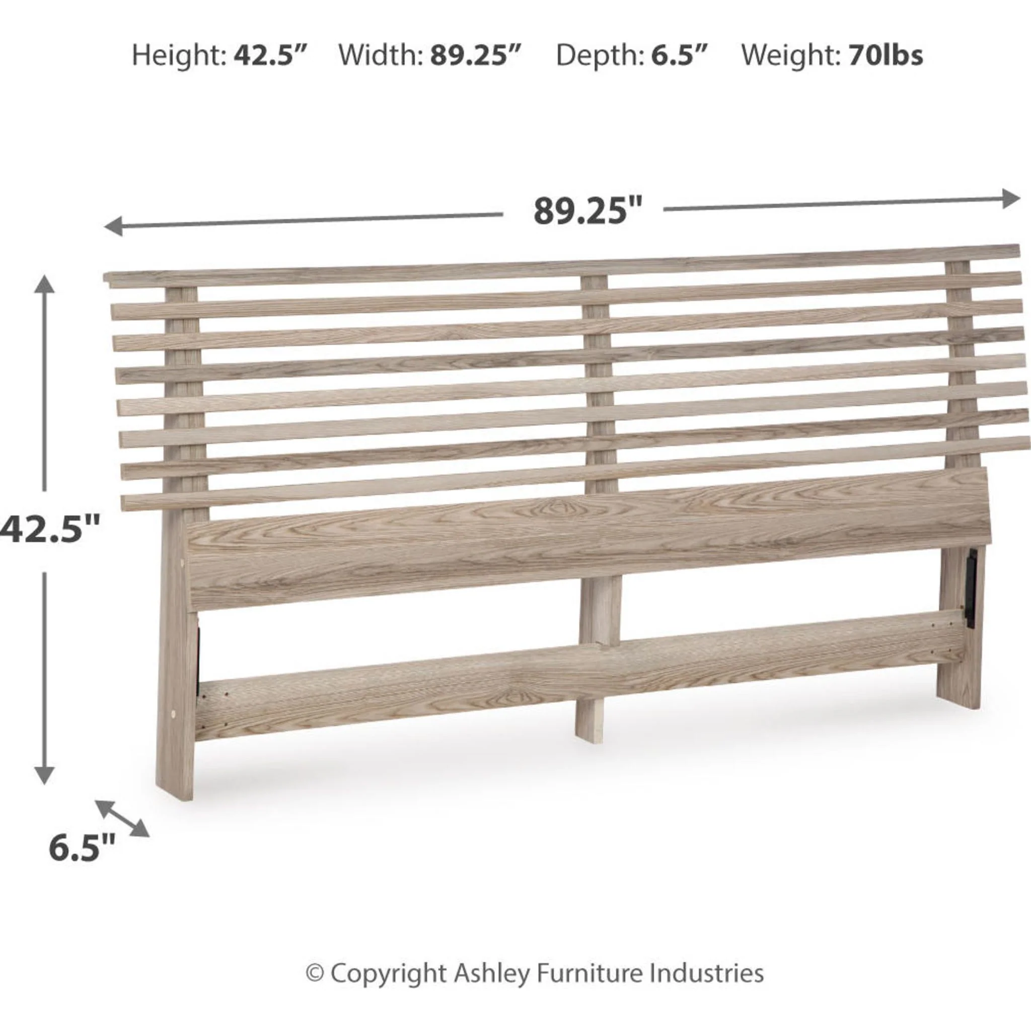 Hasbrick Slat Headboard - Tan - Image 112