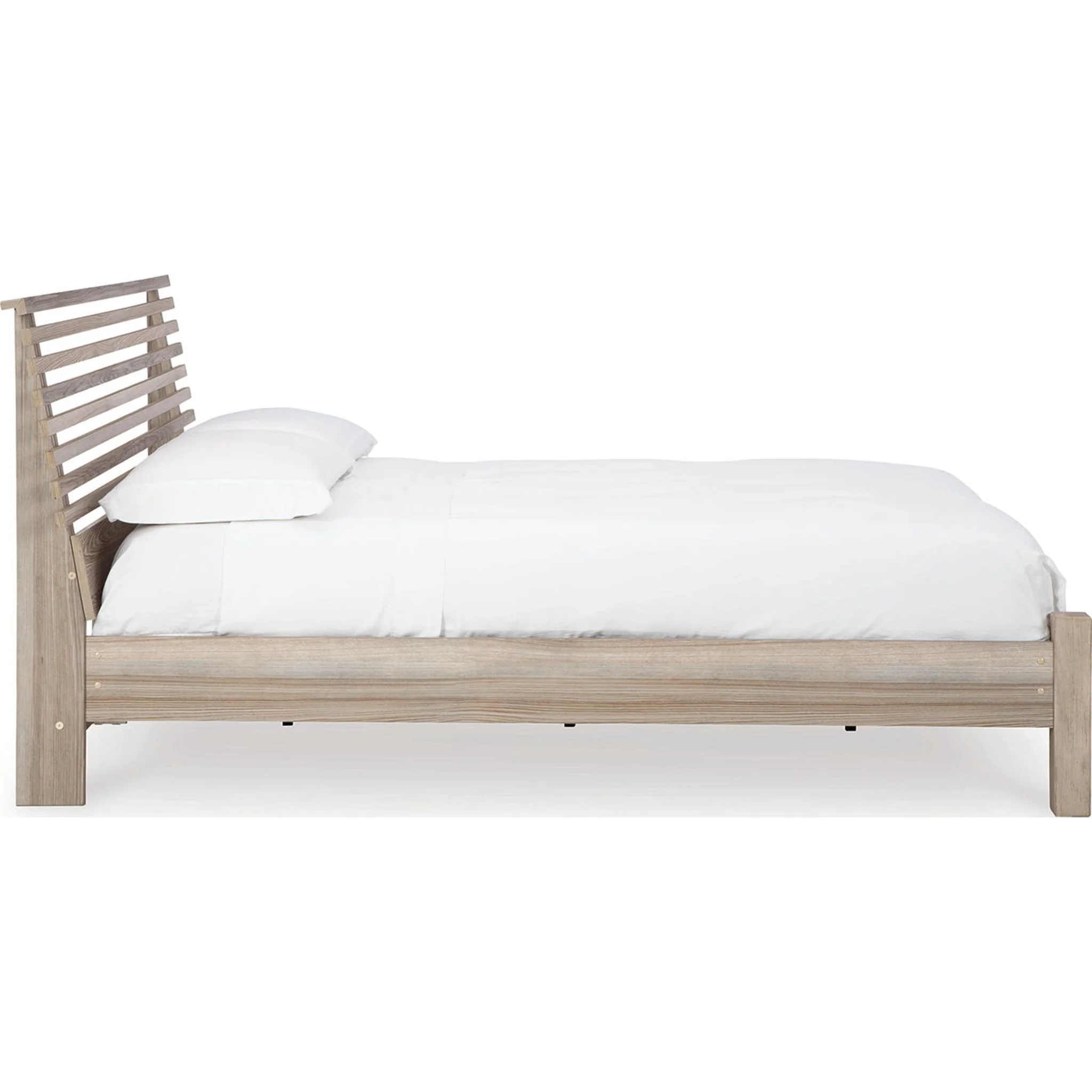 Hasbrick Slat Platform Bed - Tan - Image 14