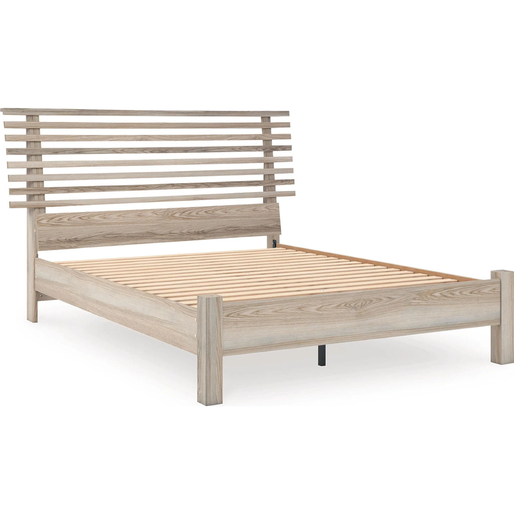 Hasbrick Slat Platform Bed - Tan - Image 5