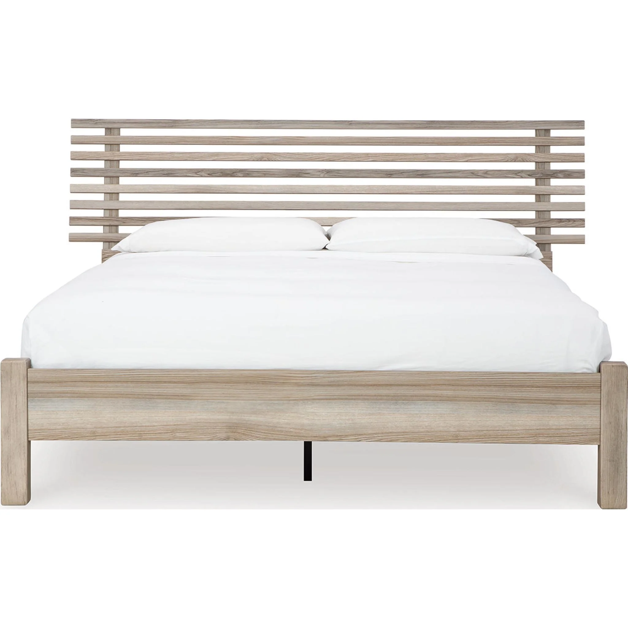Hasbrick Slat Platform Bed - Tan - Image 8