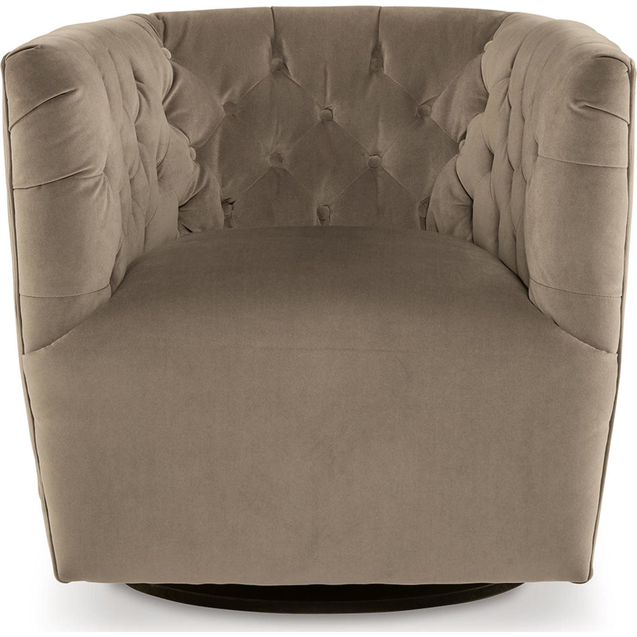 Hayesler Swivel Chair - Cocoa - Image 3