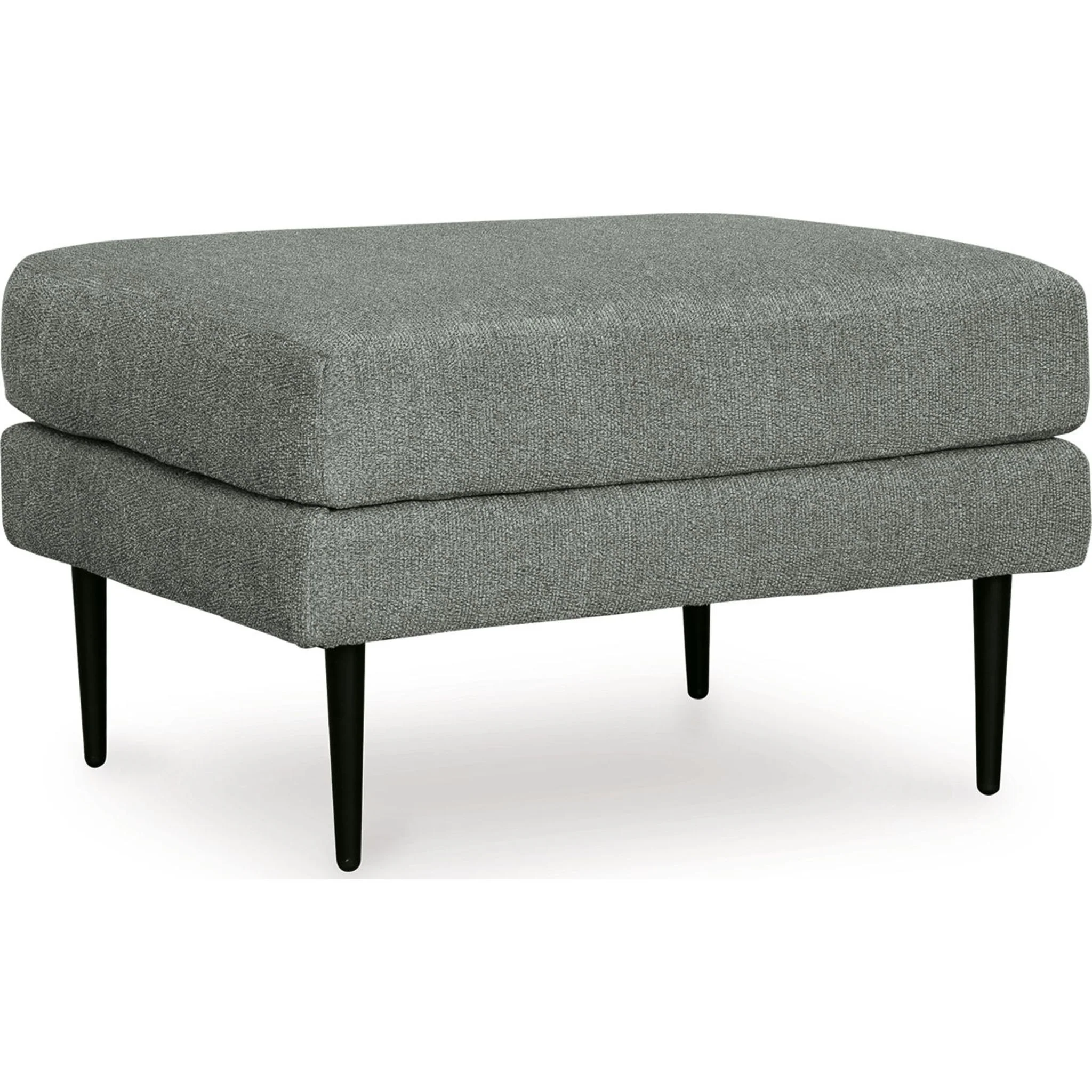 Hazela Ottoman - Charcoal