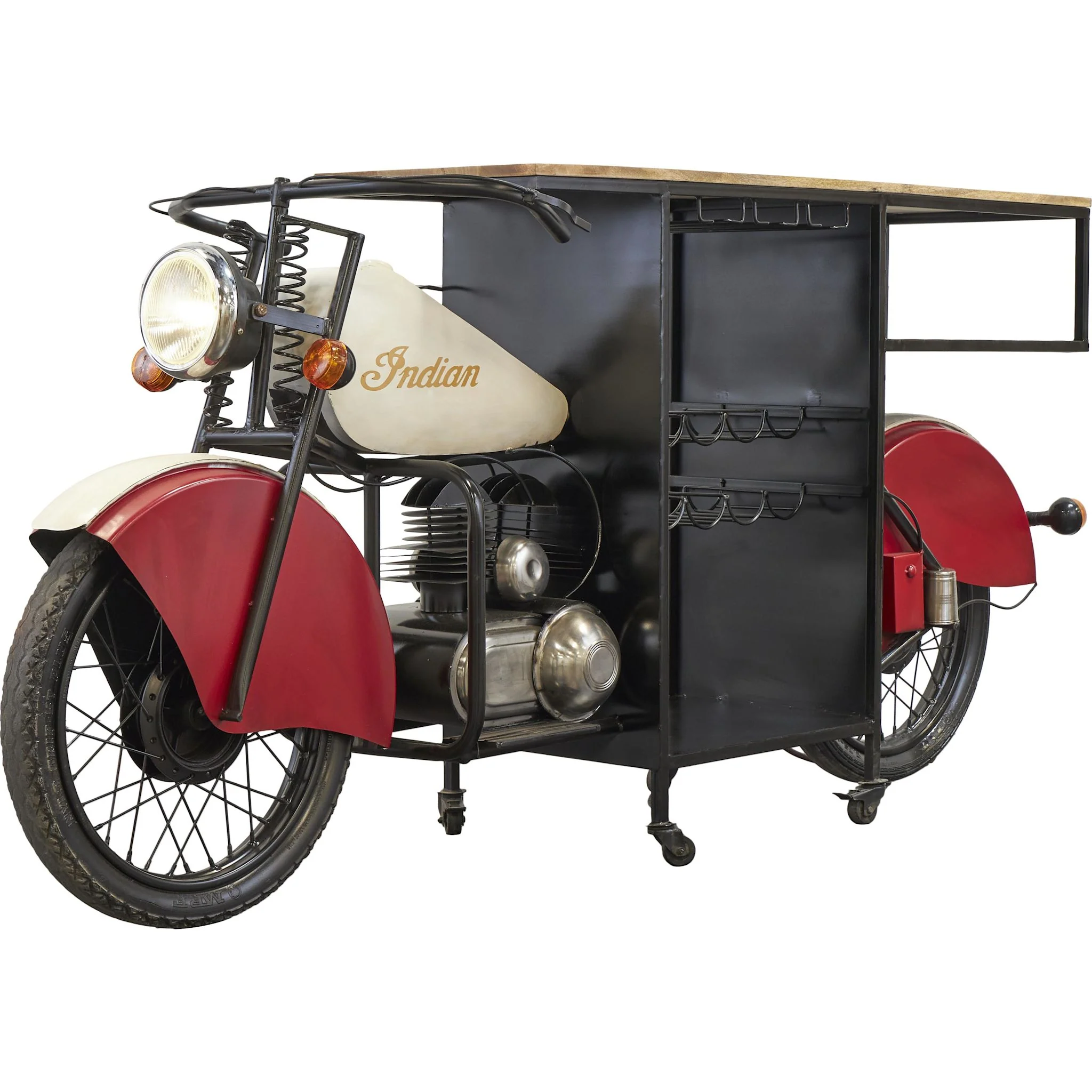 Hellen Bar Unit - Red - Image 3