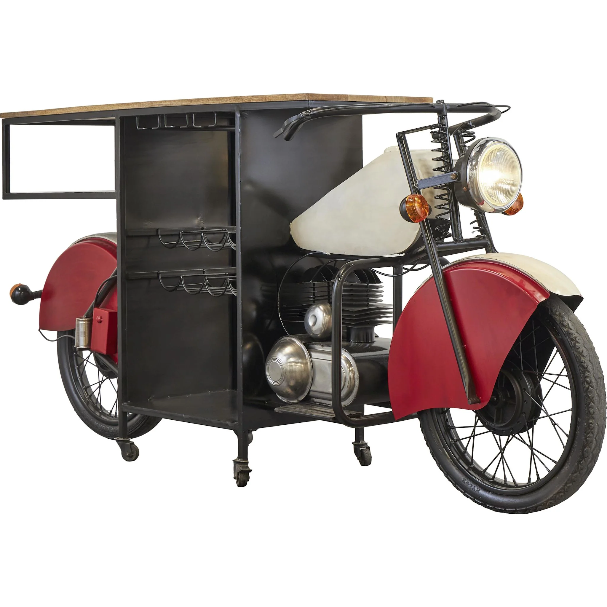 Hellen Bar Unit - Red - Image 4
