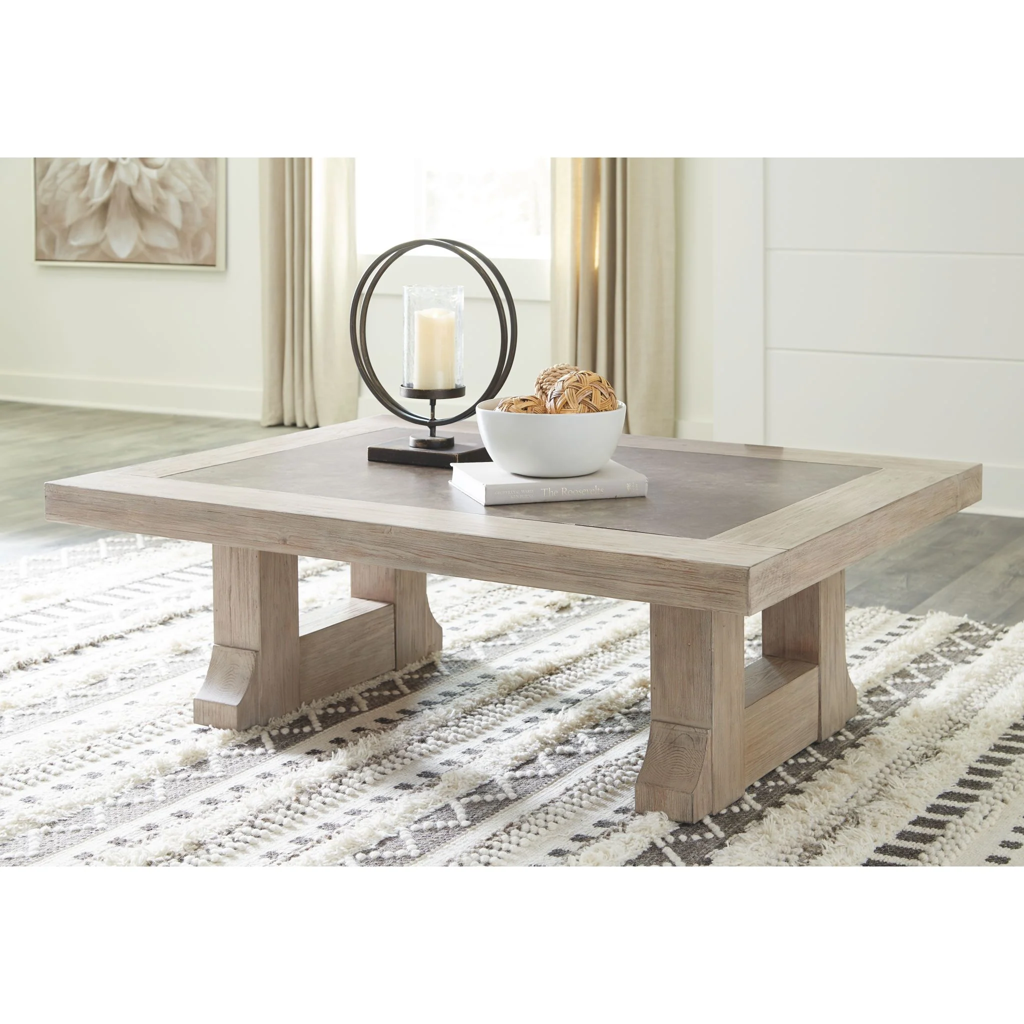 Hennington Coffee Table - Light Brown - Image 2