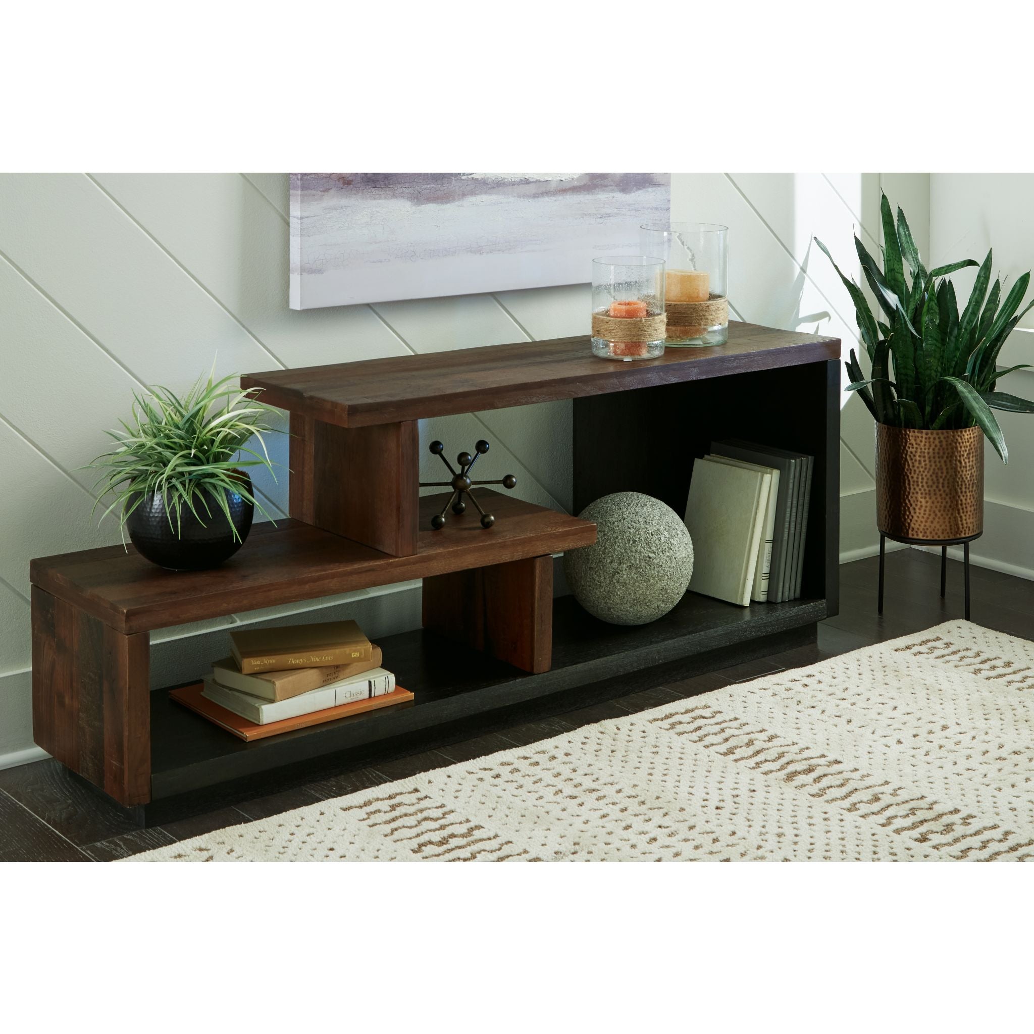 Hensington Accent Cabinet - Brown/Black - Image 2