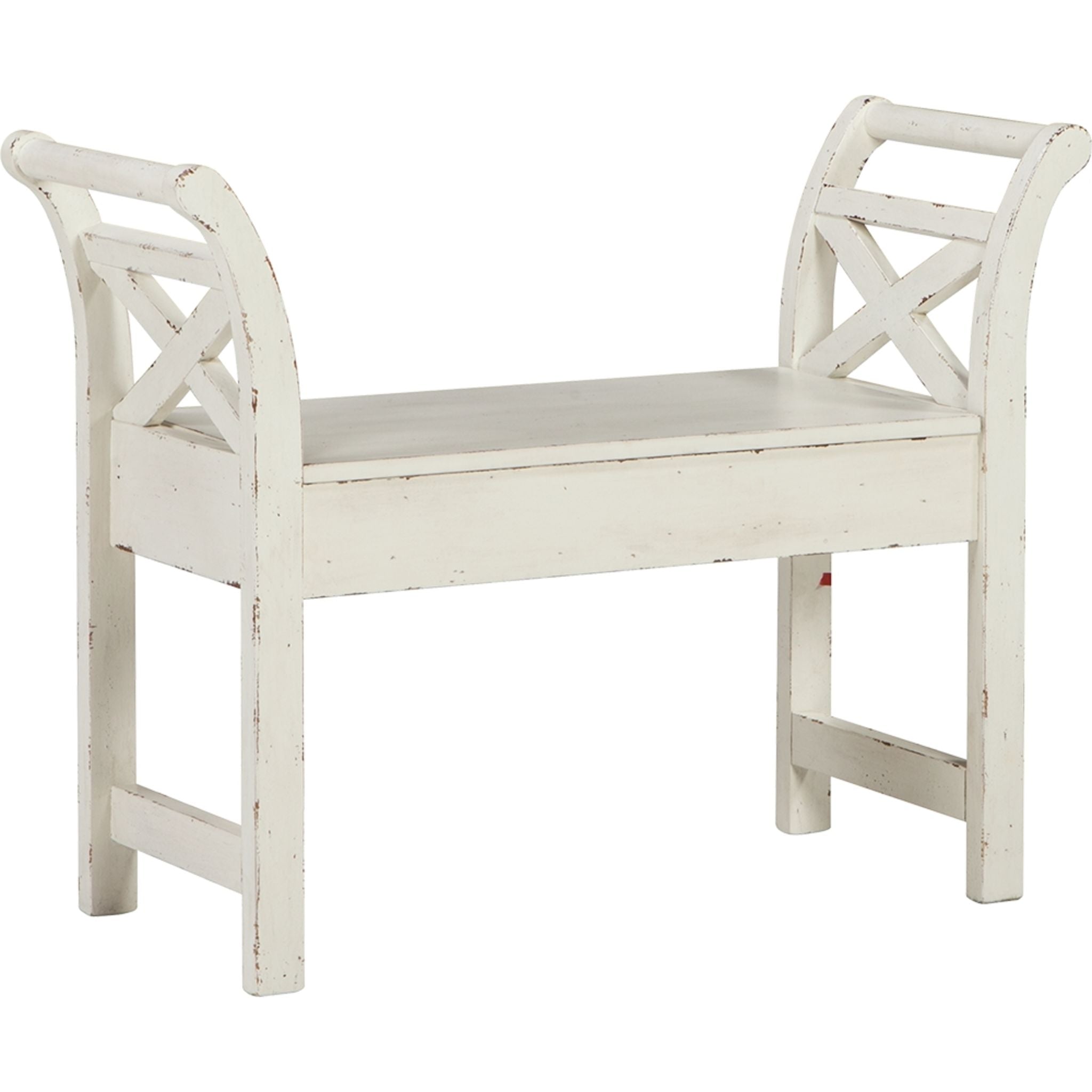 Heron Ridge Bench - White