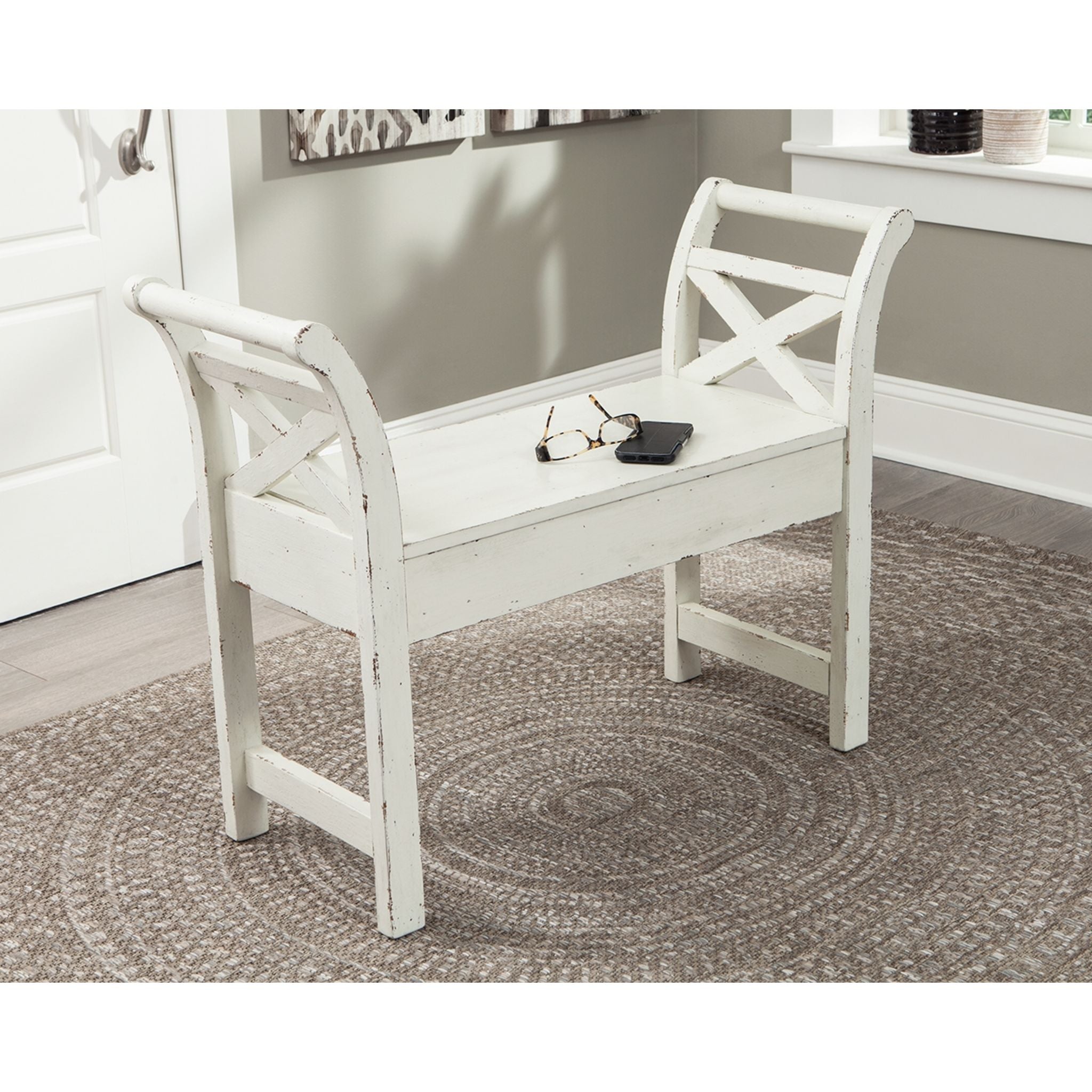 Heron Ridge Bench - White - Image 2