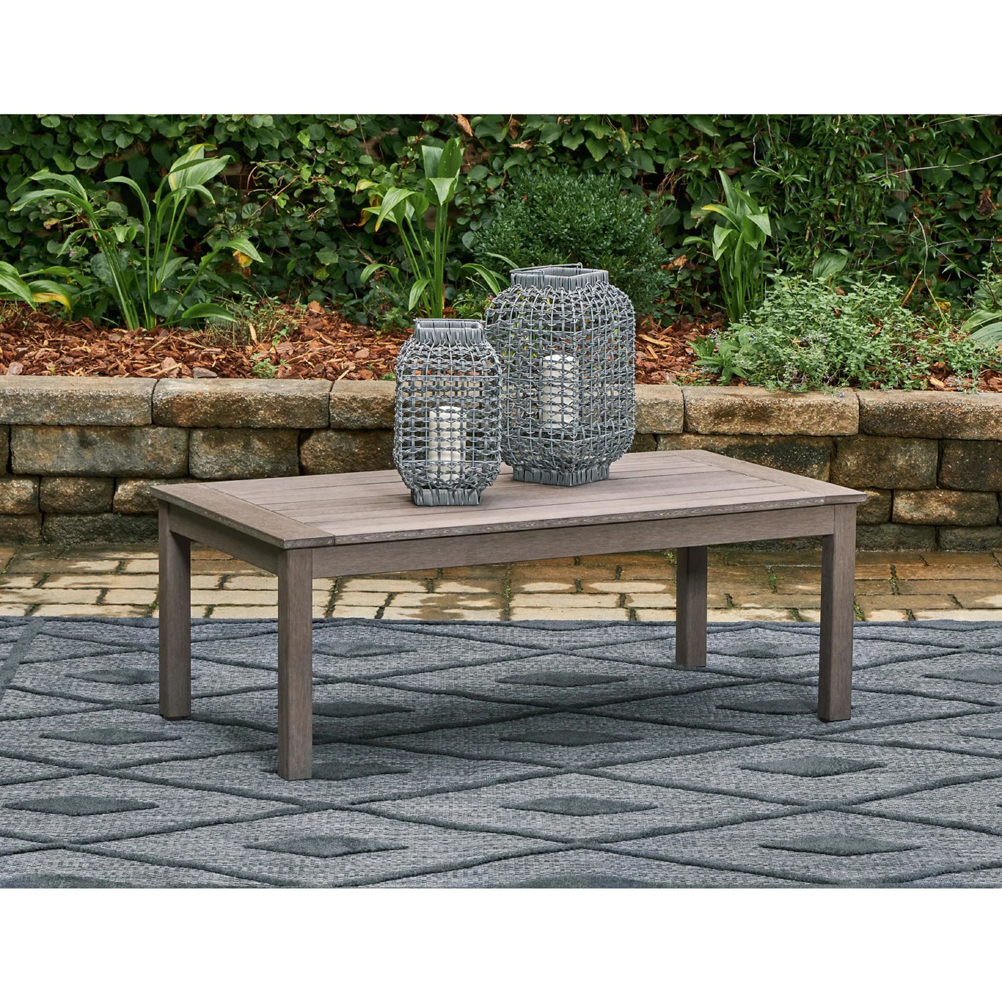 Hillside Barn Outdoor Coffee Table - Brown - Image 21