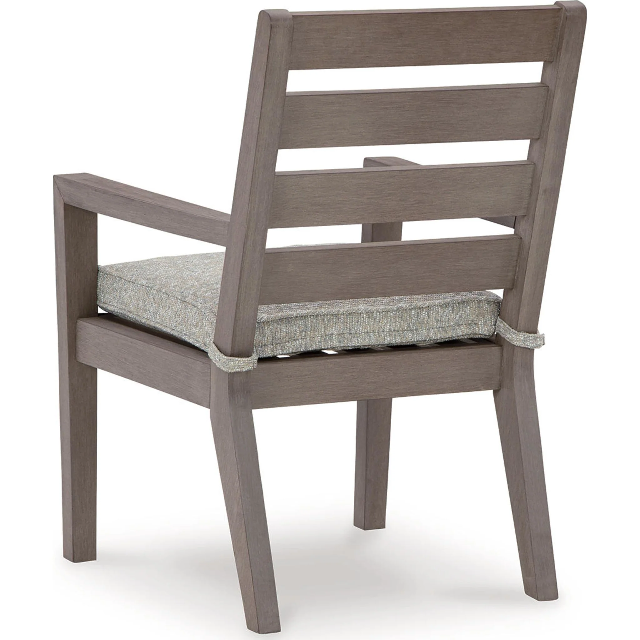 Hillside Barn Outdoor Arm Chair (set of 2) - Gray/Brown - Image 4