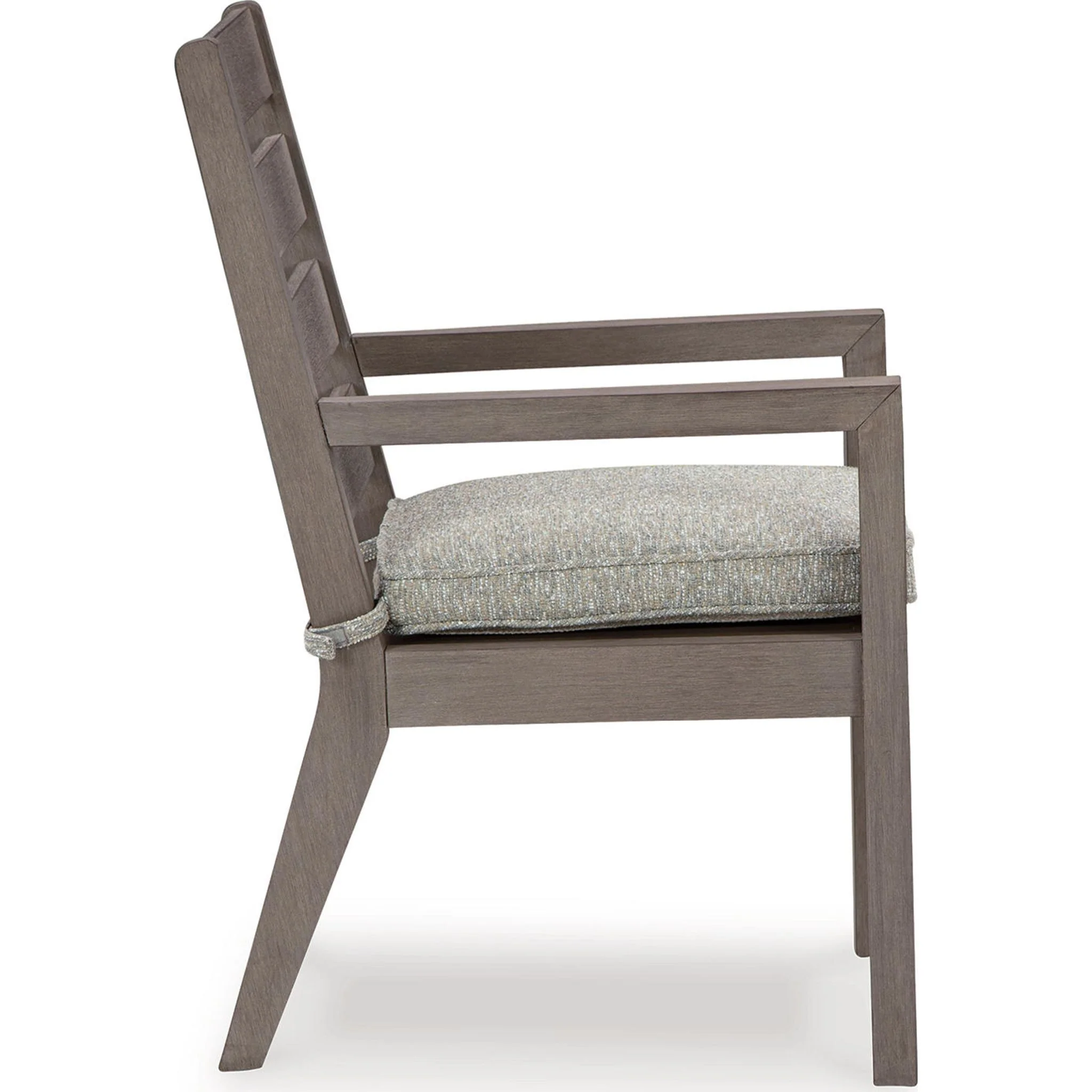 Hillside Barn Outdoor Arm Chair (set of 2) - Gray/Brown - Image 6