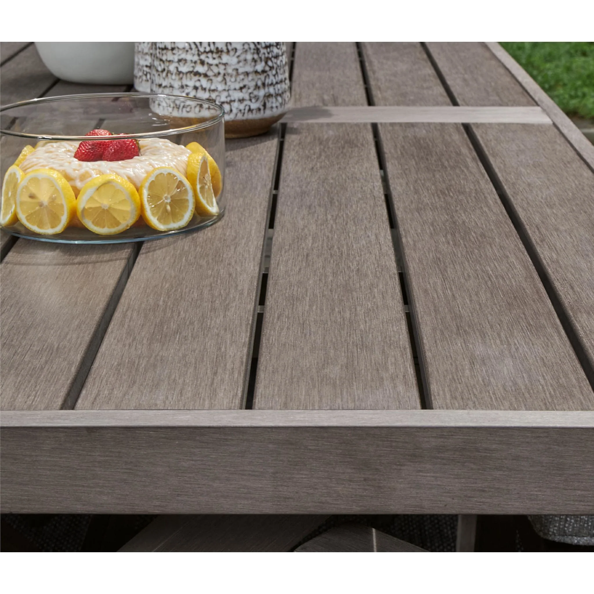 Hillside Barn Outdoor Rectangle Dining Table - Brown - Image 3