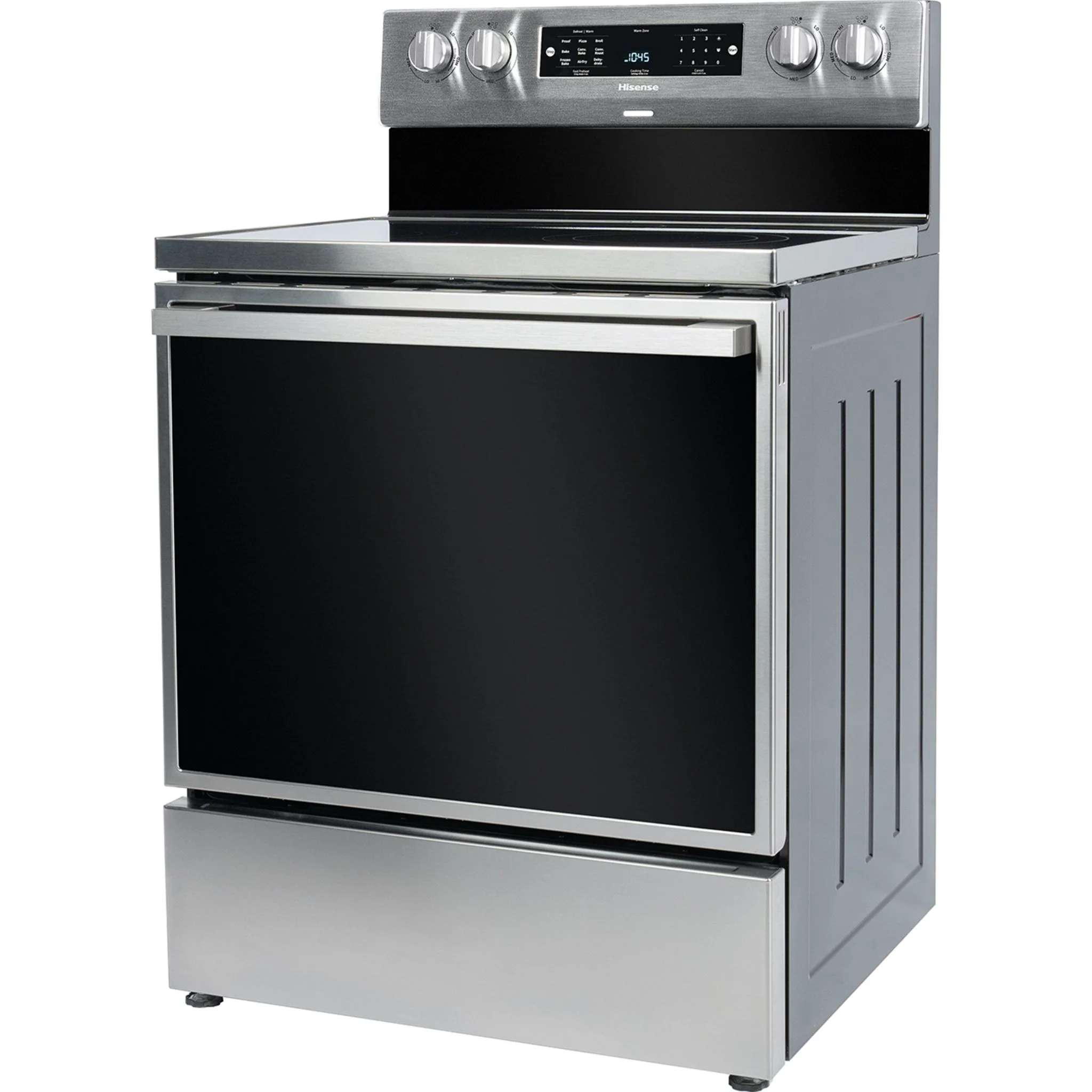 Hisense 30" Electric Range (HBE3501CPS) - Stainless Steel & Black - Image 4