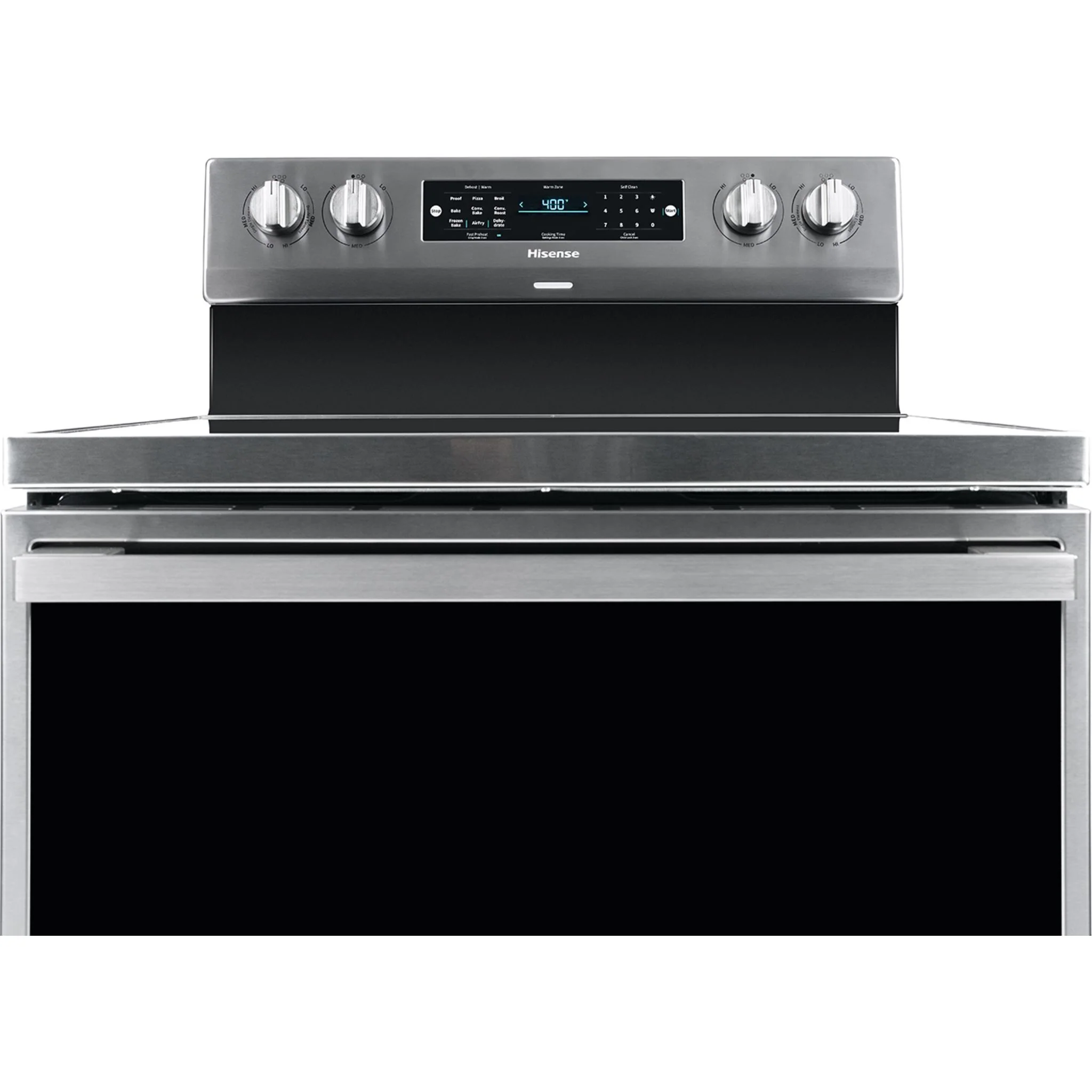 Hisense 30" Electric Range (HBE3501CPS) - Stainless Steel & Black - Image 9