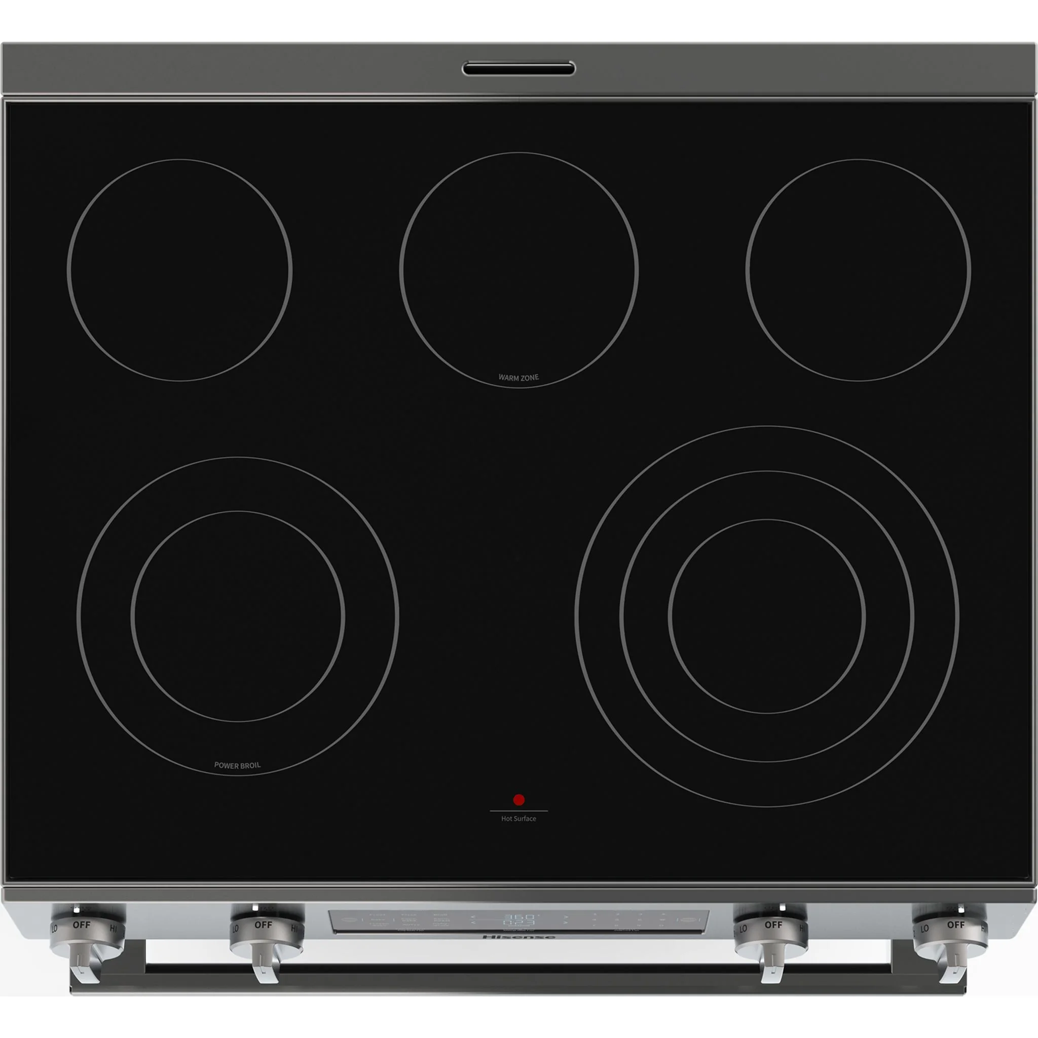 Hisense 30" Electric Range (HFE3502CAS) - Black - Image 3