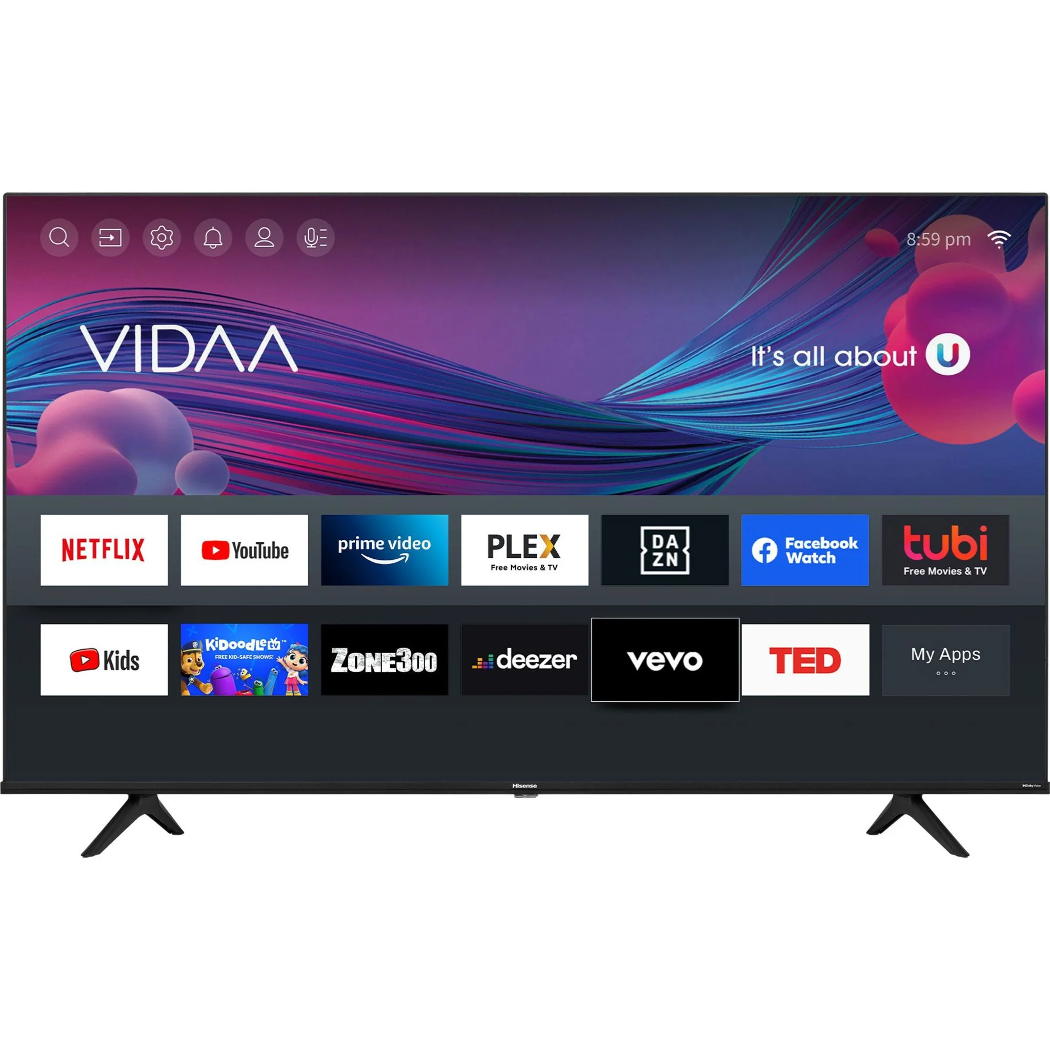 Hisense 65" 4K UHD SMART (65A60GV) - Black - Image 5