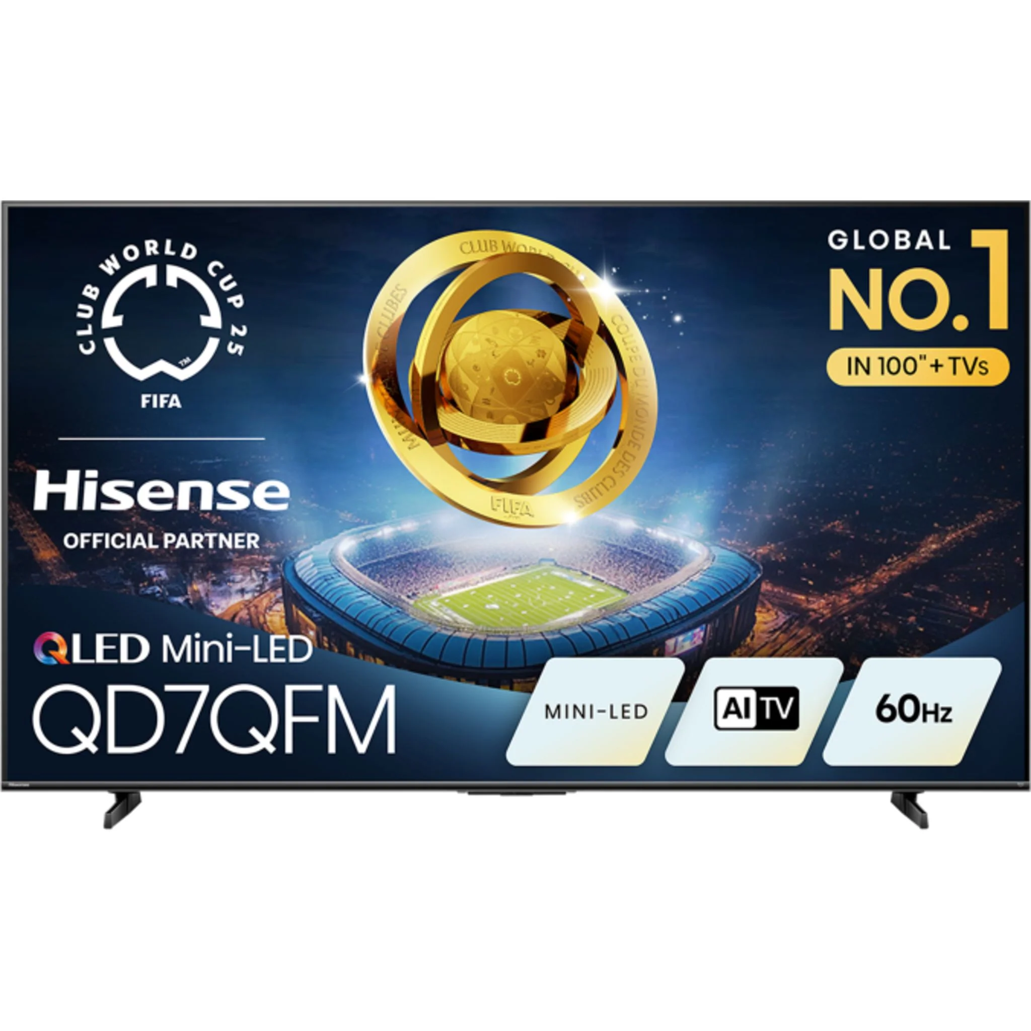 Hisense 75" 4K Mini-QLED 60Hz Fire Smart TV (75QD7QFM)