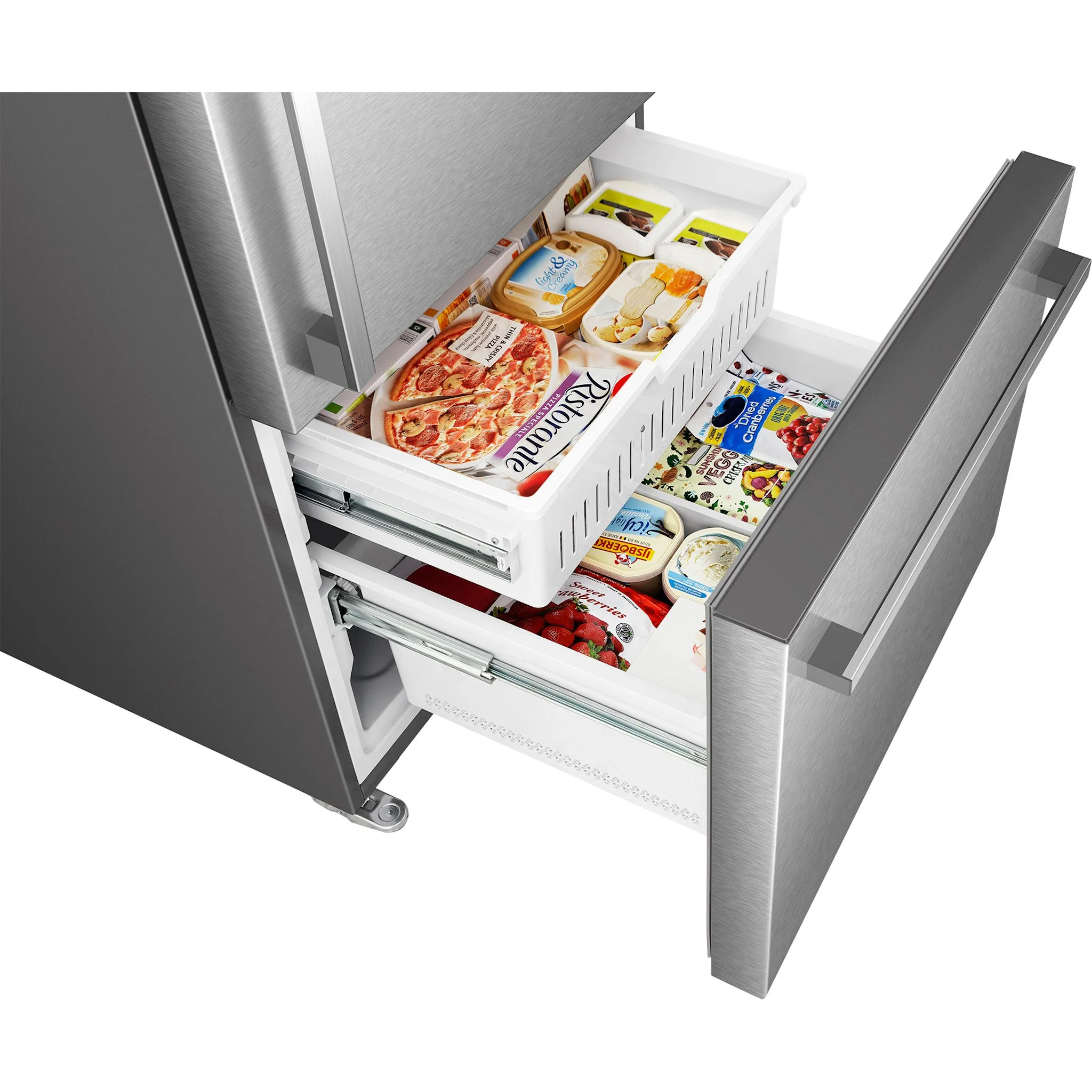 Hisense Bottom Mount Fridge (RB22A2FSE) - Stainless Steel - Image 6