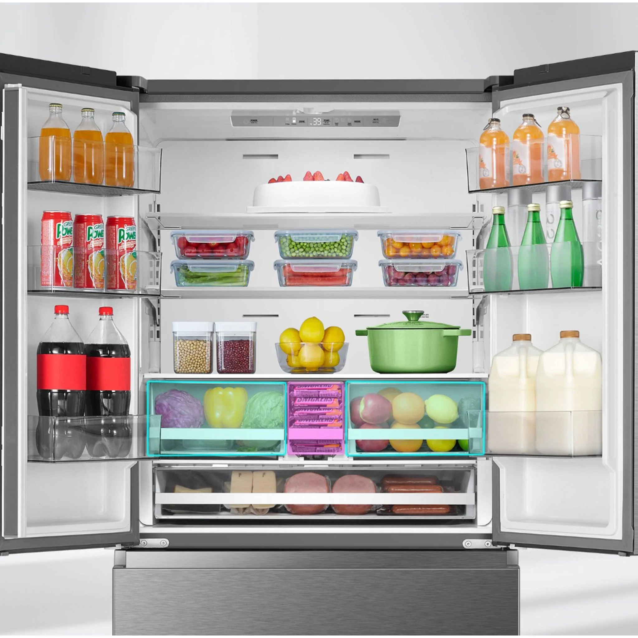 Hisense Counter Depth Fridge (RF225A3CSE) - Fingerprint Resistant Stainless Steel - Image 20