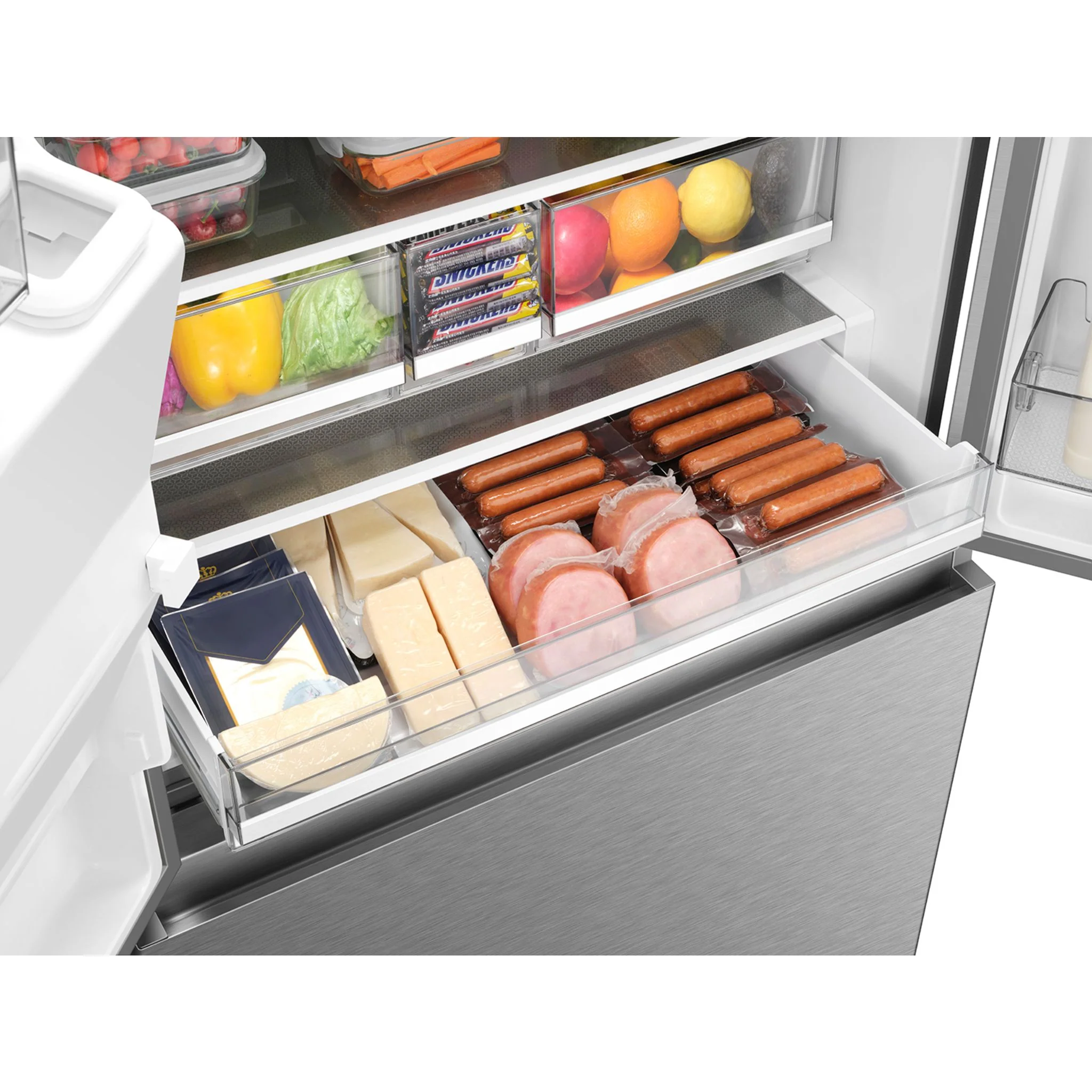 Hisense Counter Depth Fridge (RF225A3CSE) - Fingerprint Resistant Stainless Steel - Image 21