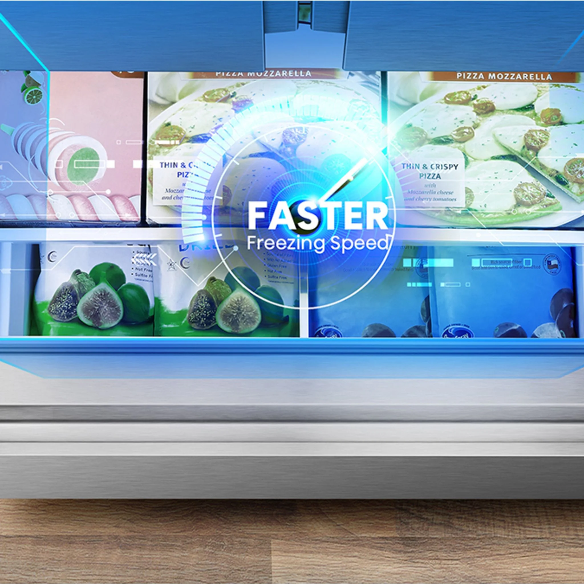 Hisense Counter Depth Fridge (RF225A3CSE) - Fingerprint Resistant Stainless Steel - Image 29