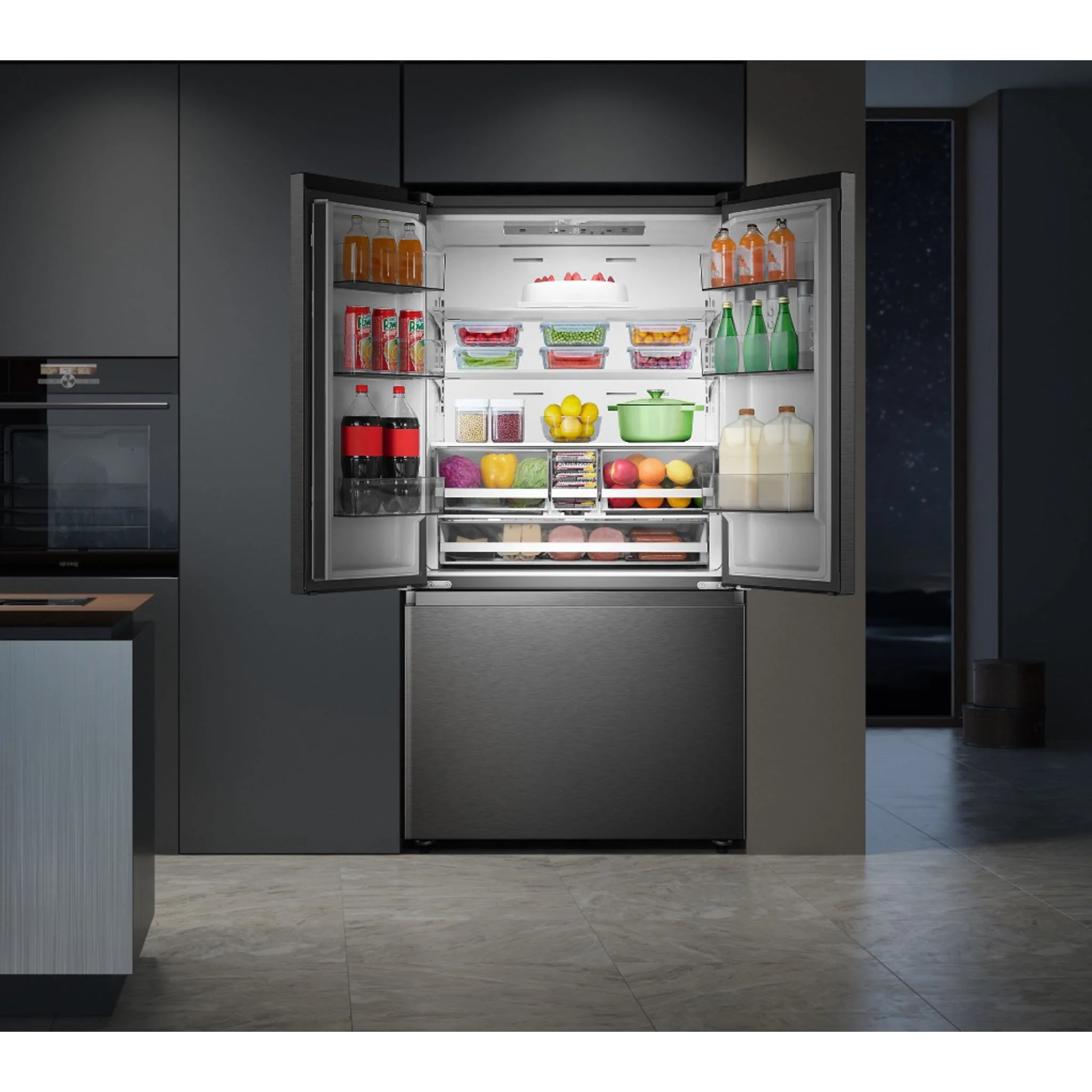 Hisense Counter Depth Fridge (RF225A3CSE) - Fingerprint Resistant Stainless Steel - Image 35