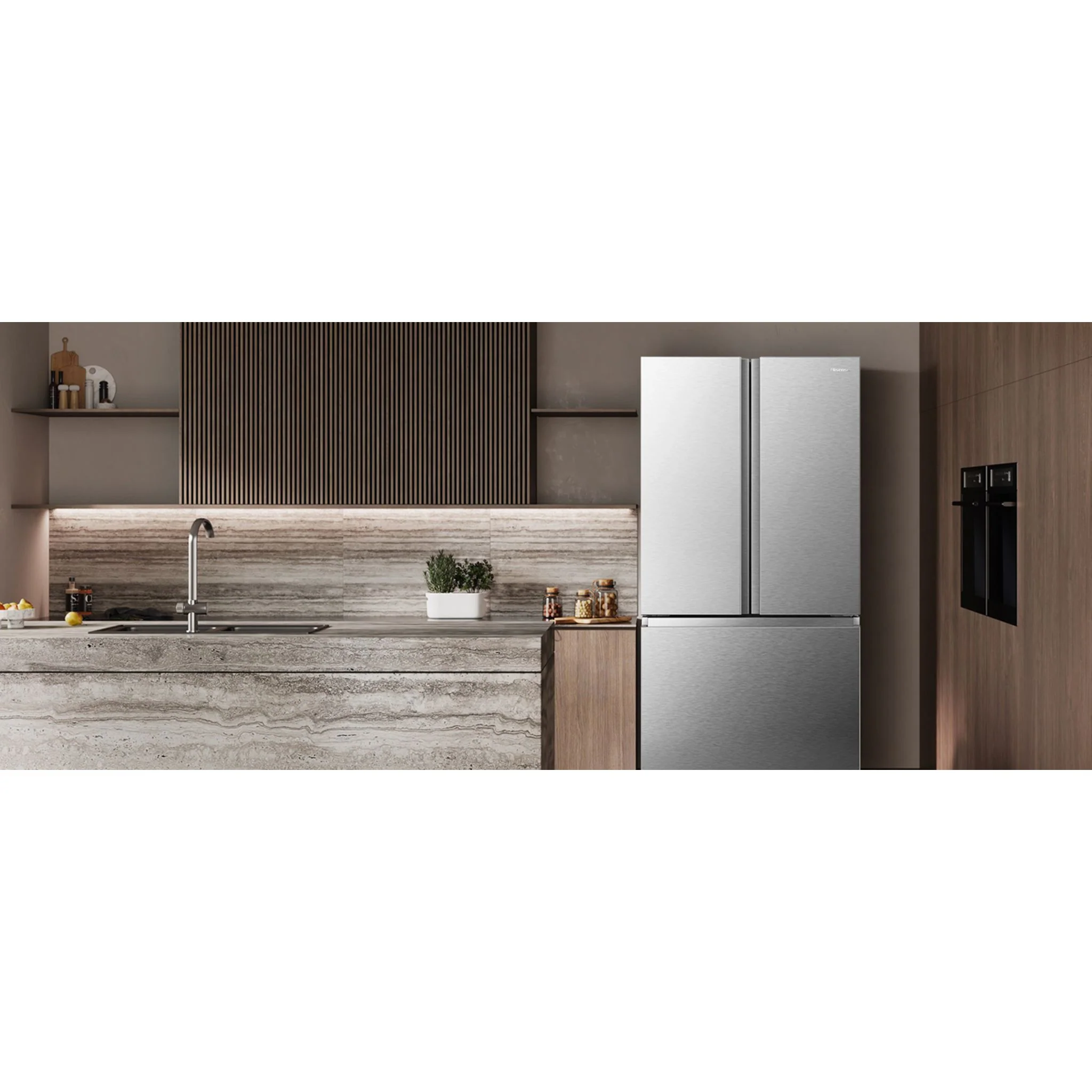 Hisense Counter Depth Fridge (RF225A3CSE) - Fingerprint Resistant Stainless Steel - Image 36