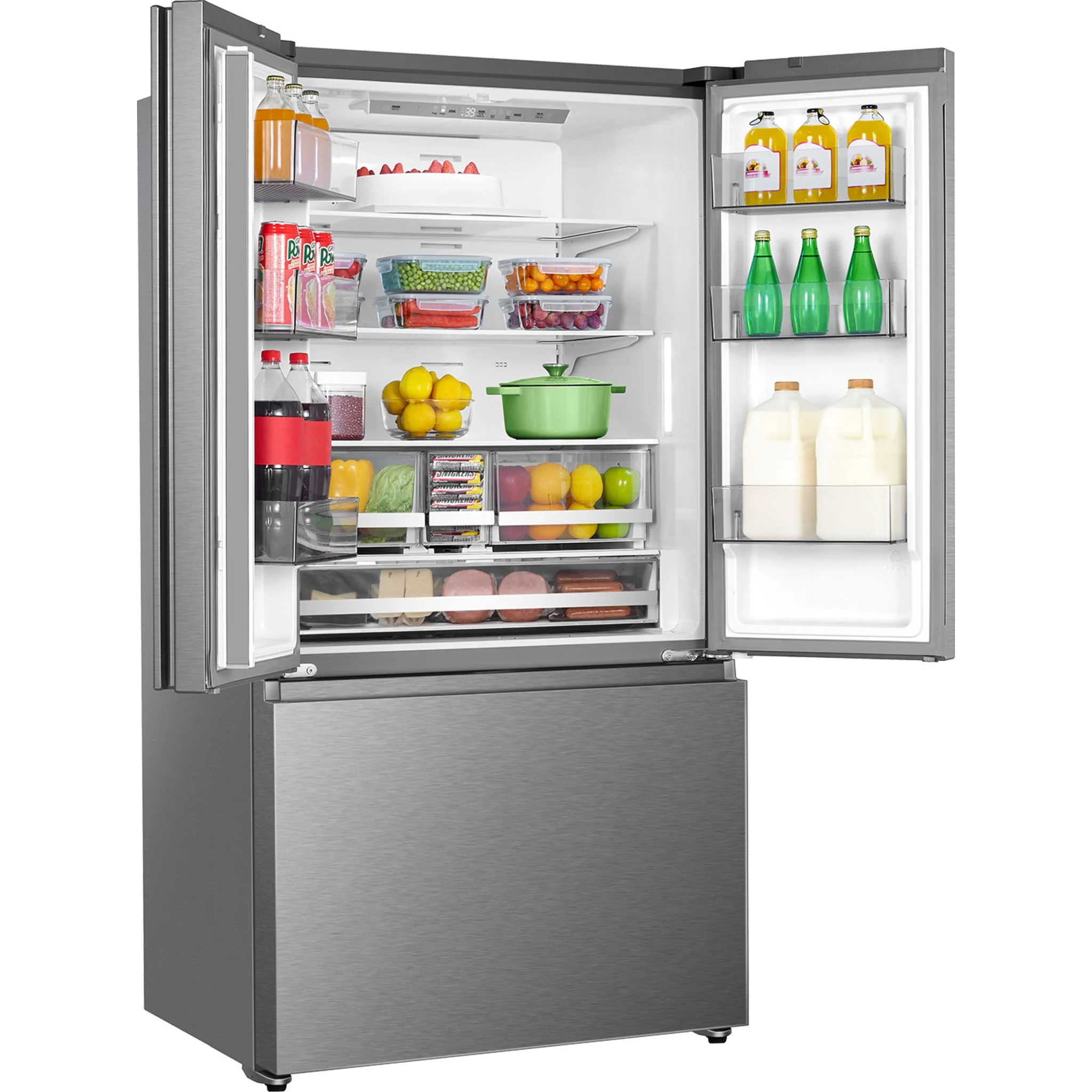 Hisense Counter Depth Fridge (RF225A3CSE) - Fingerprint Resistant Stainless Steel - Image 6
