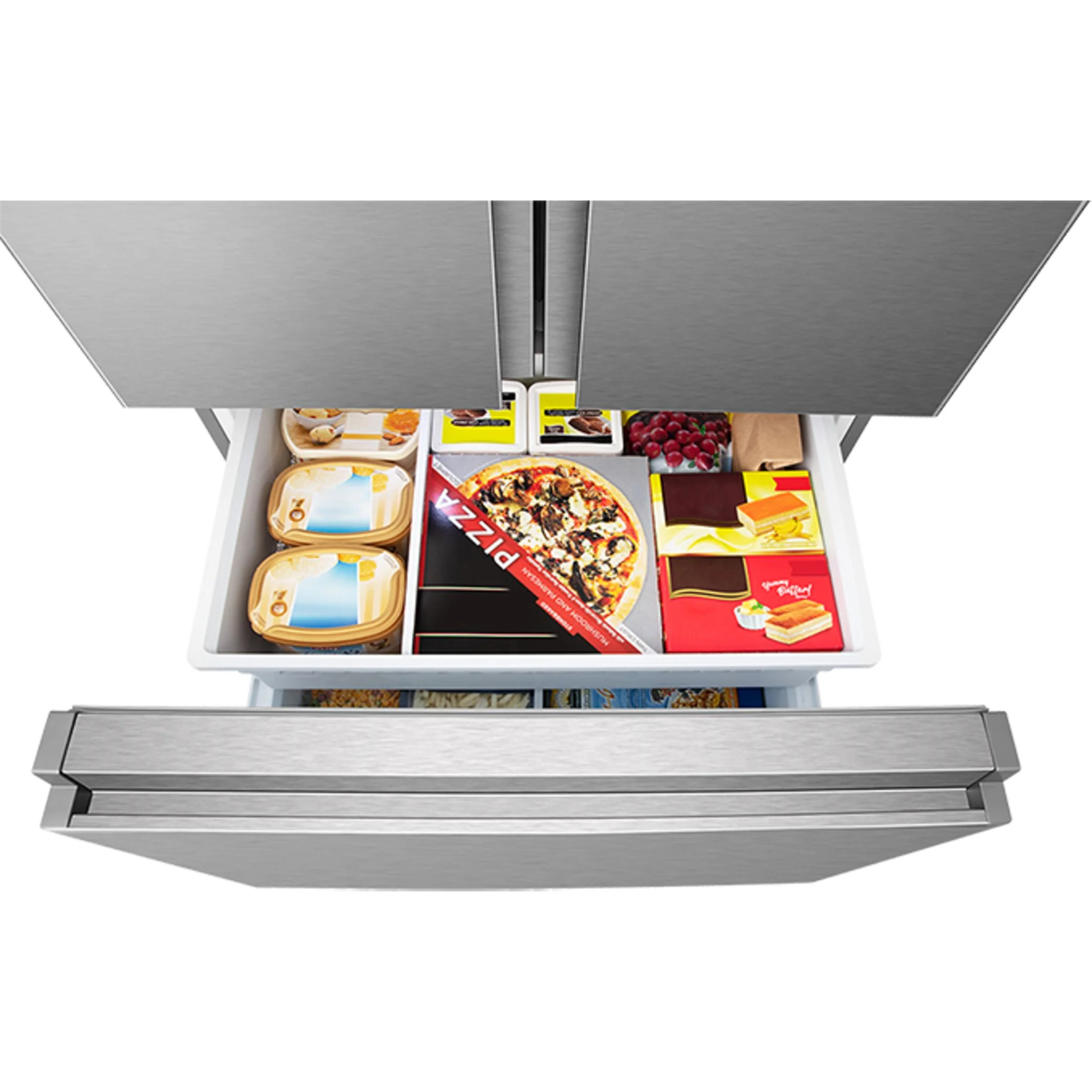 Hisense French Door Fridge (RF27A3FSE) - Stainless Steel - Image 10
