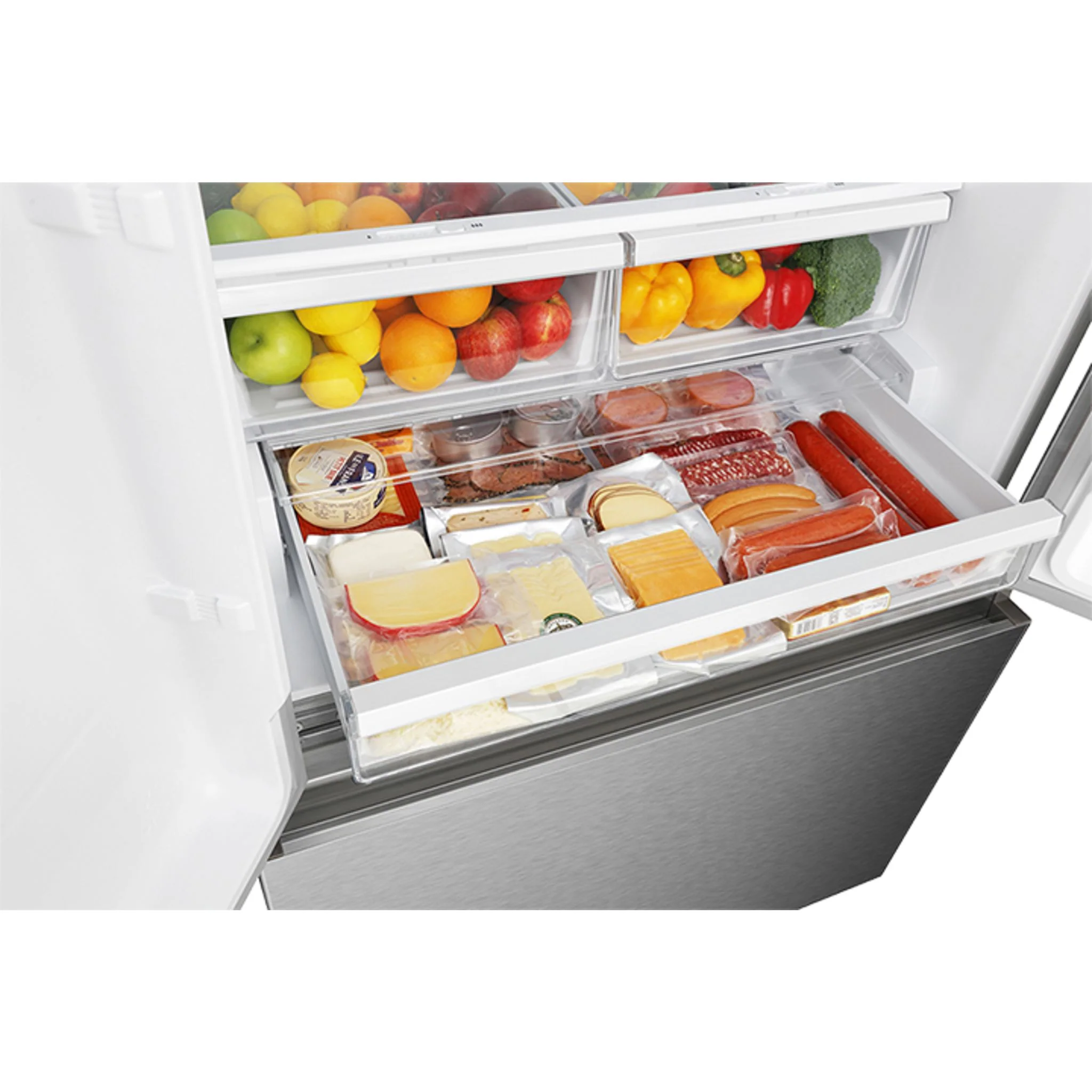 Hisense French Door Fridge (RF27A3FSE) - Stainless Steel - Image 12