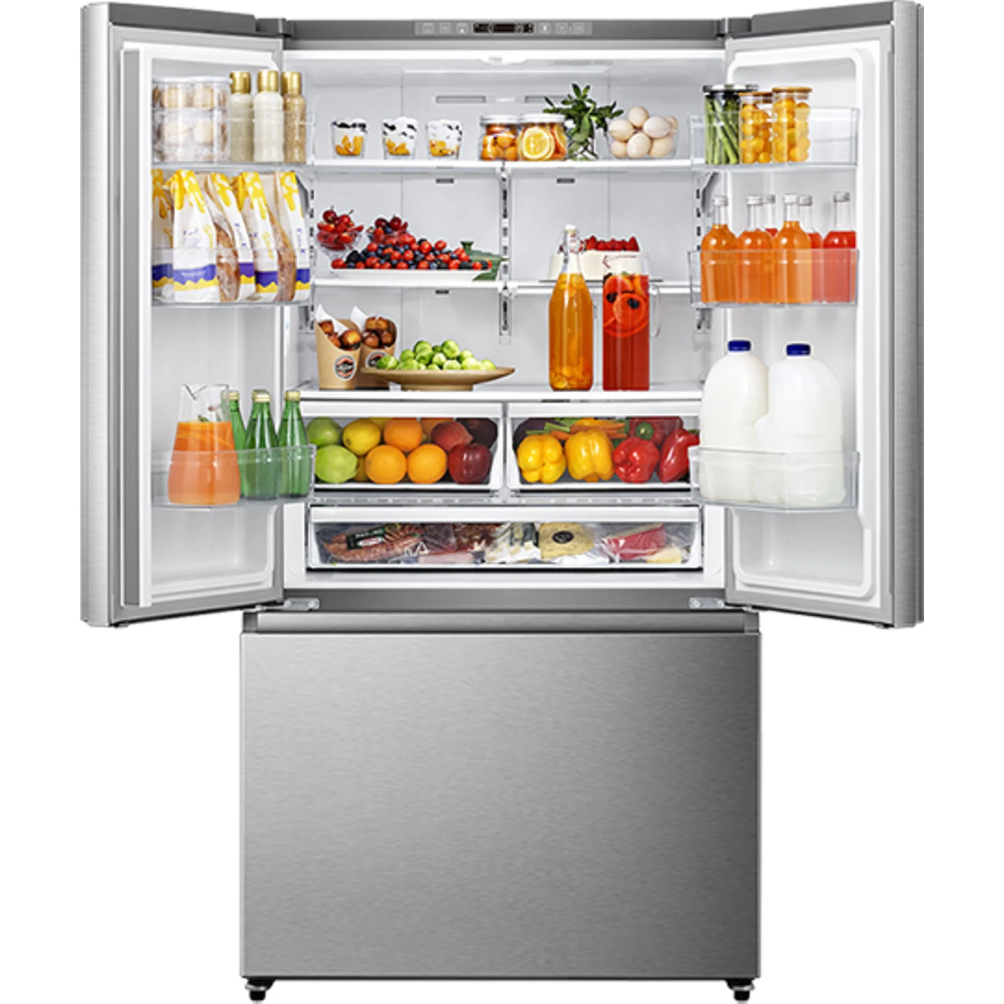 Hisense French Door Fridge (RF27A3FSE) - Stainless Steel - Image 6