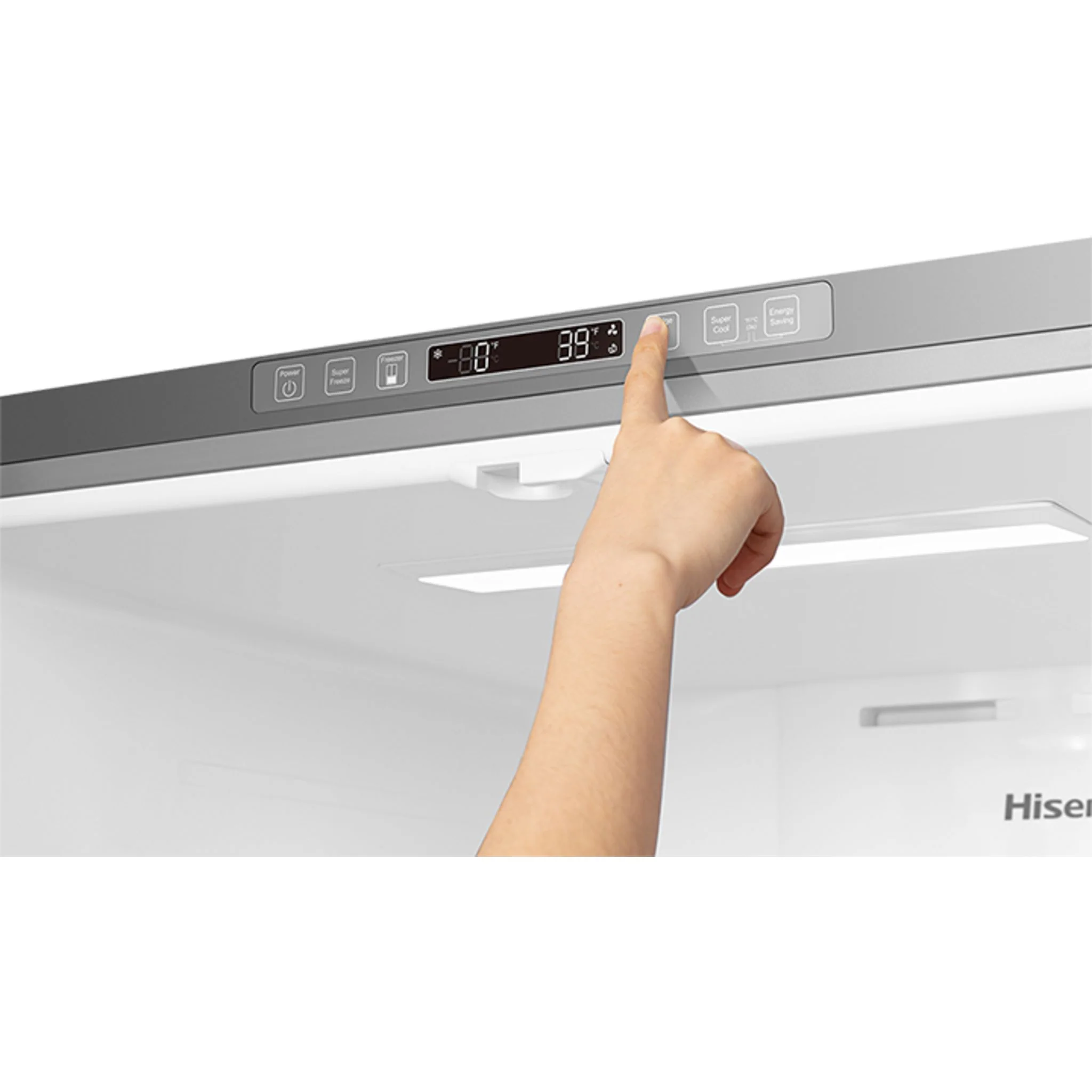 Hisense French Door Fridge (RF27A3FSE) - Stainless Steel - Image 8