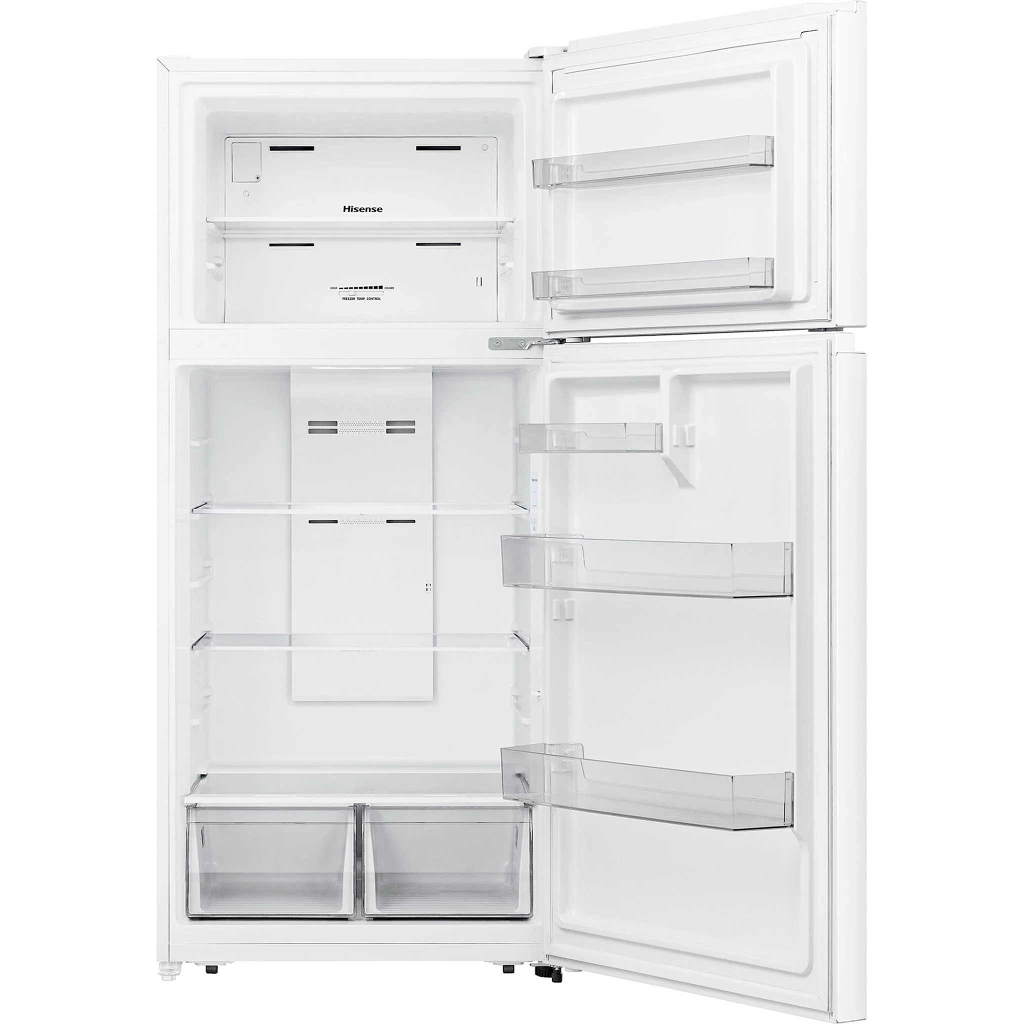 Hisense Top Mount Fridge (RT18A2FSD) - Stainless Steel - Image 3