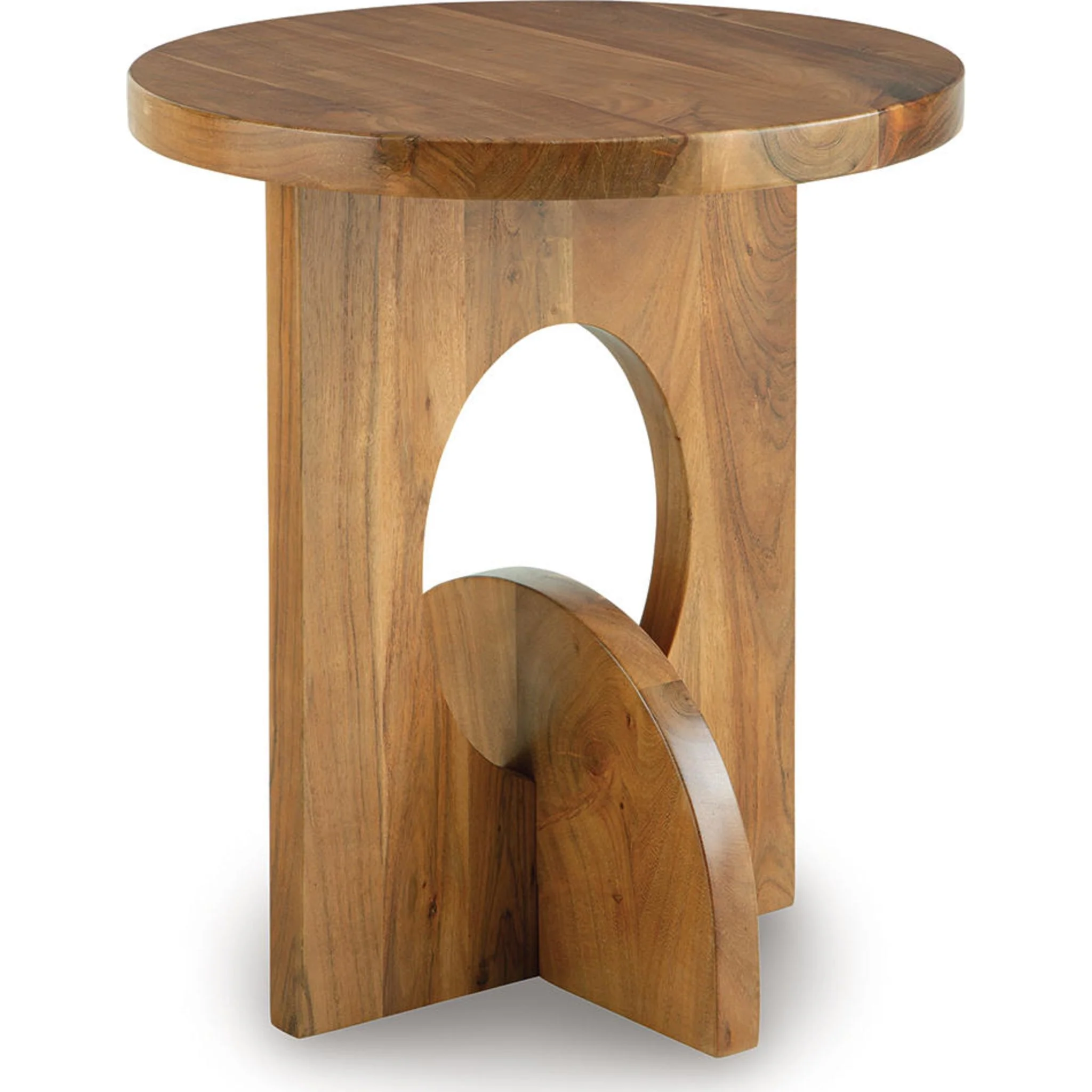Hollbourne Accent Table - Brown