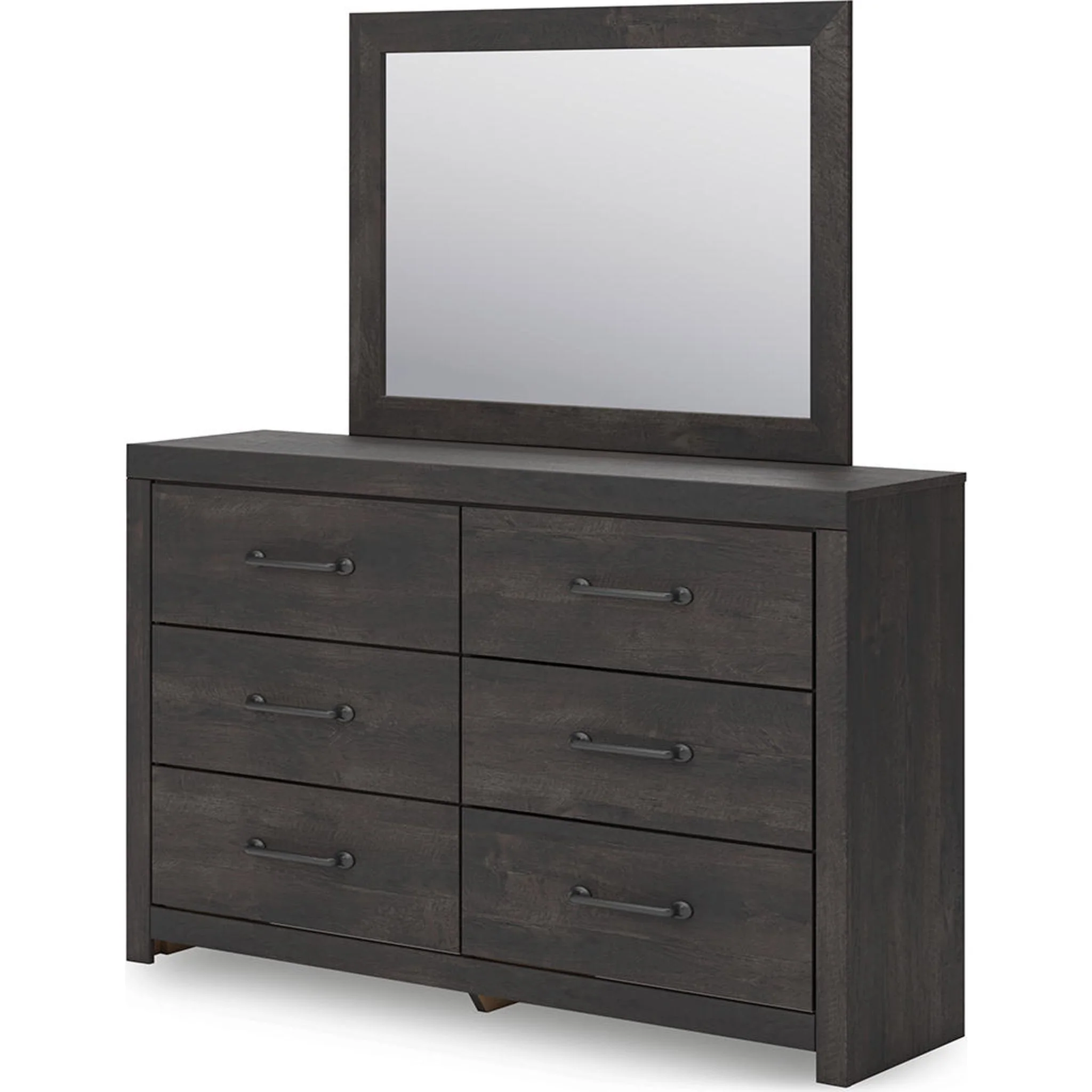 Hollivern 6 Piece Full Storage Bedroom - Dark Gray - Image 2
