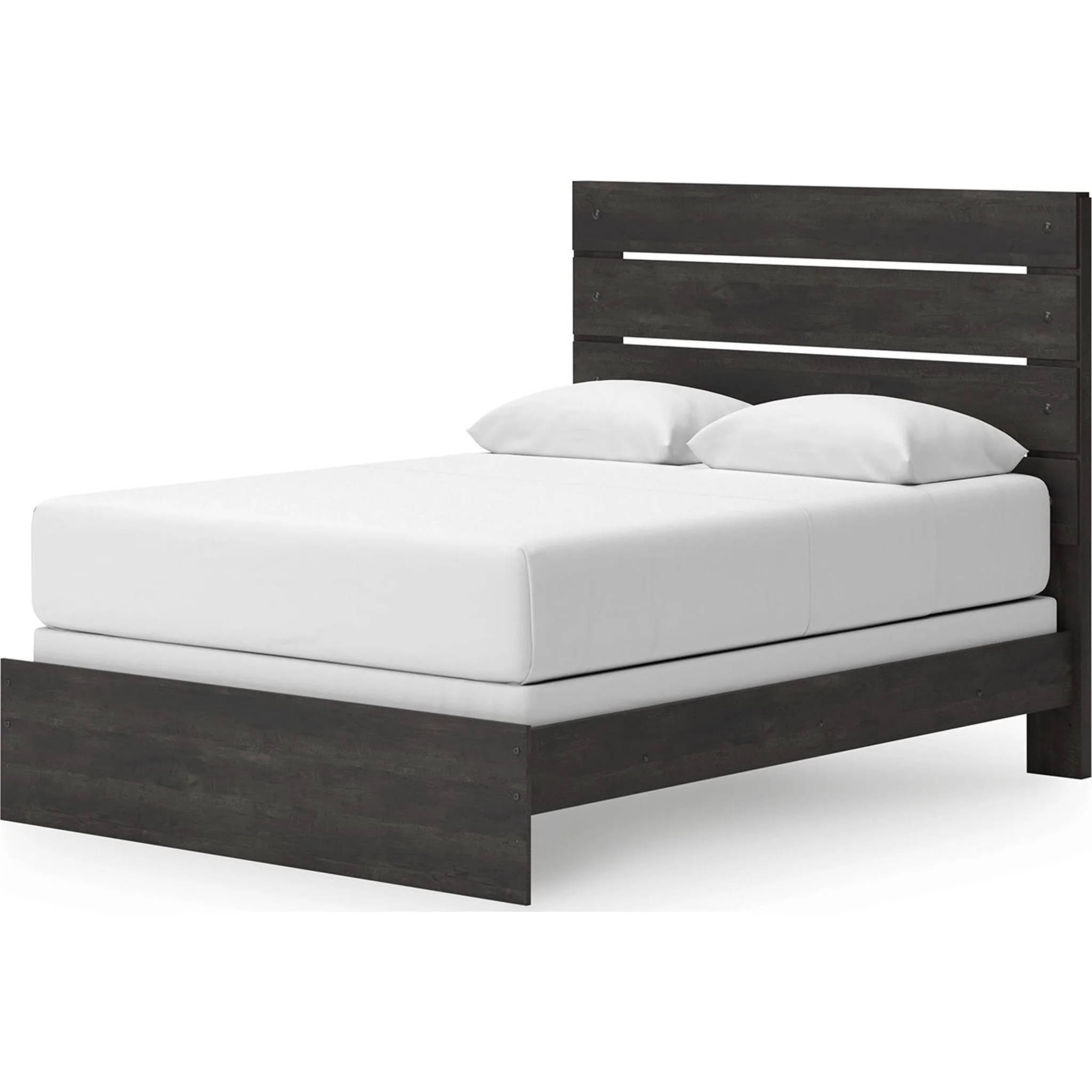 Hollivern 6 Piece Queen Panel Bedroom - Dark Gray - Image 11