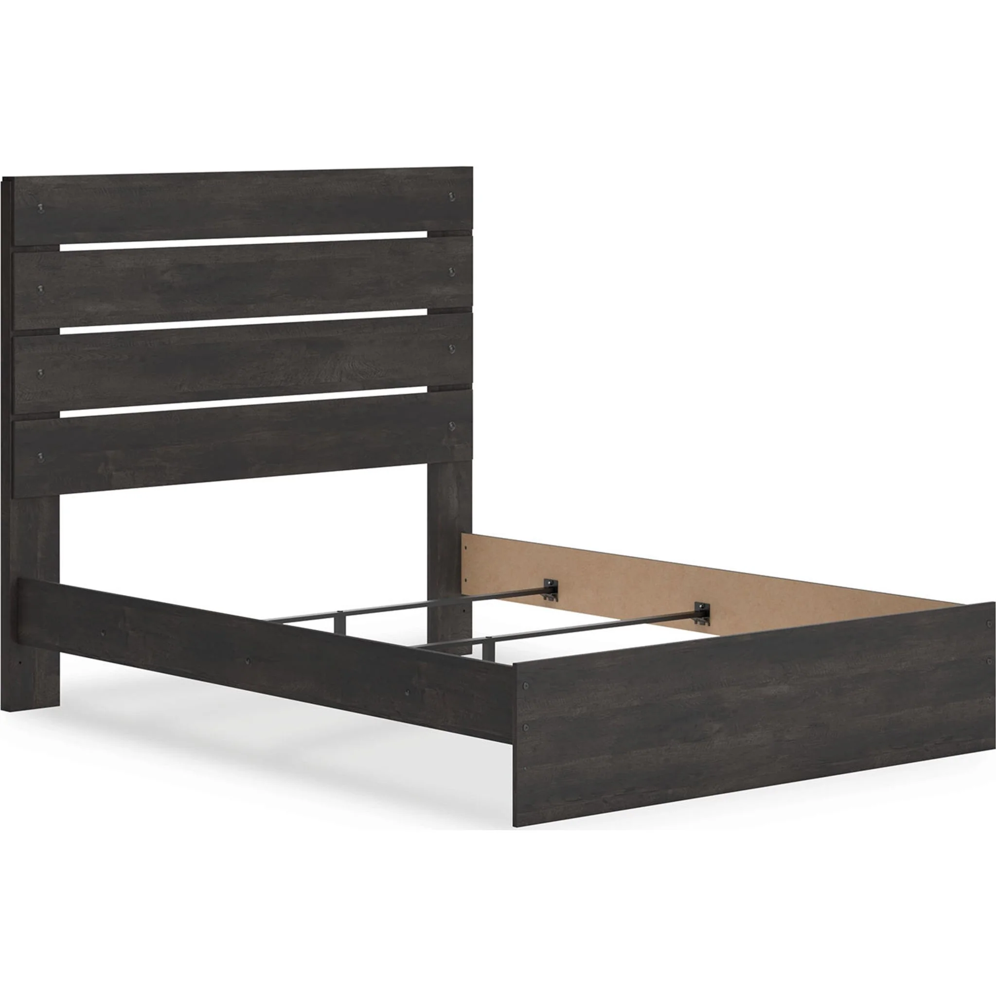 Hollivern 6 Piece Queen Panel Bedroom - Dark Gray - Image 12