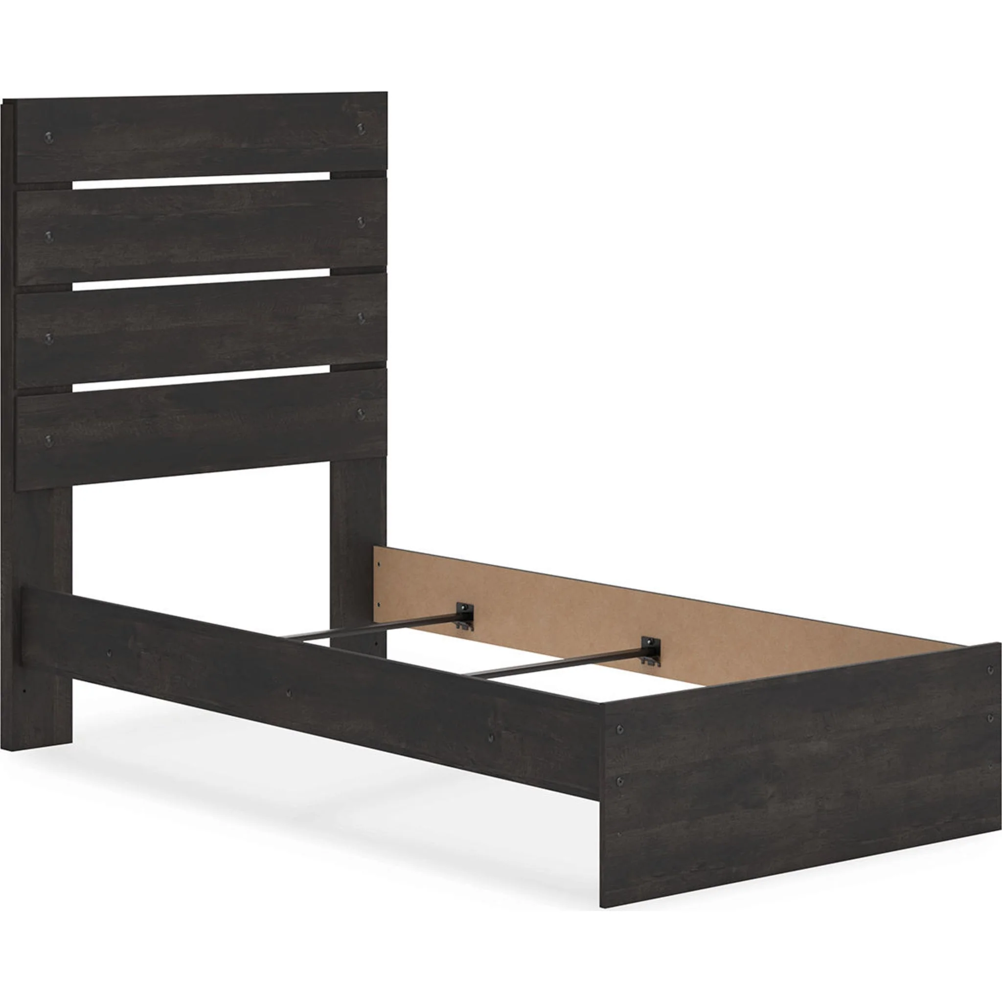 Hollivern 6 Piece Twin Panel Bedroom - Dark Gray - Image 12