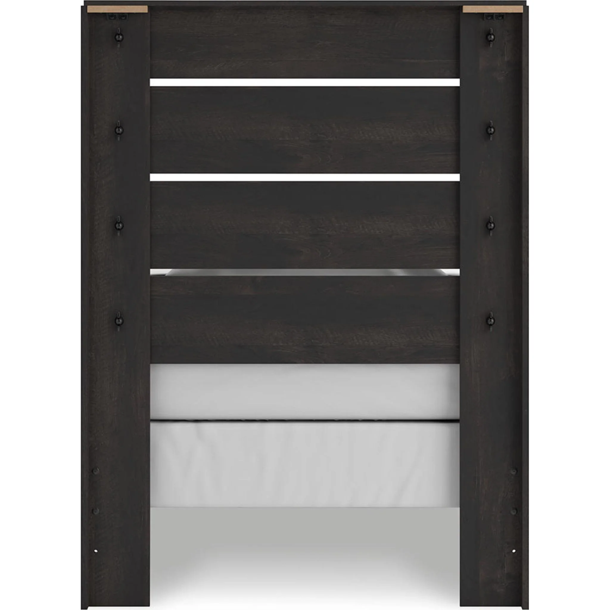 Hollivern 6 Piece Twin Panel Bedroom - Dark Gray - Image 14