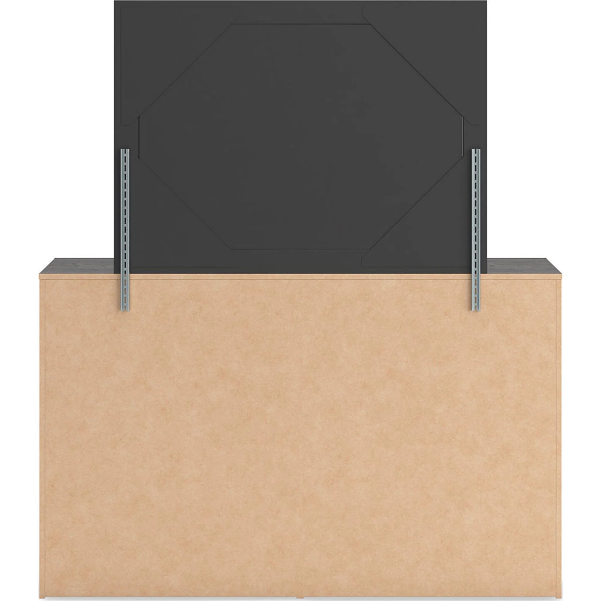 Hollivern 6 Piece Twin Panel Bedroom - Dark Gray - Image 5