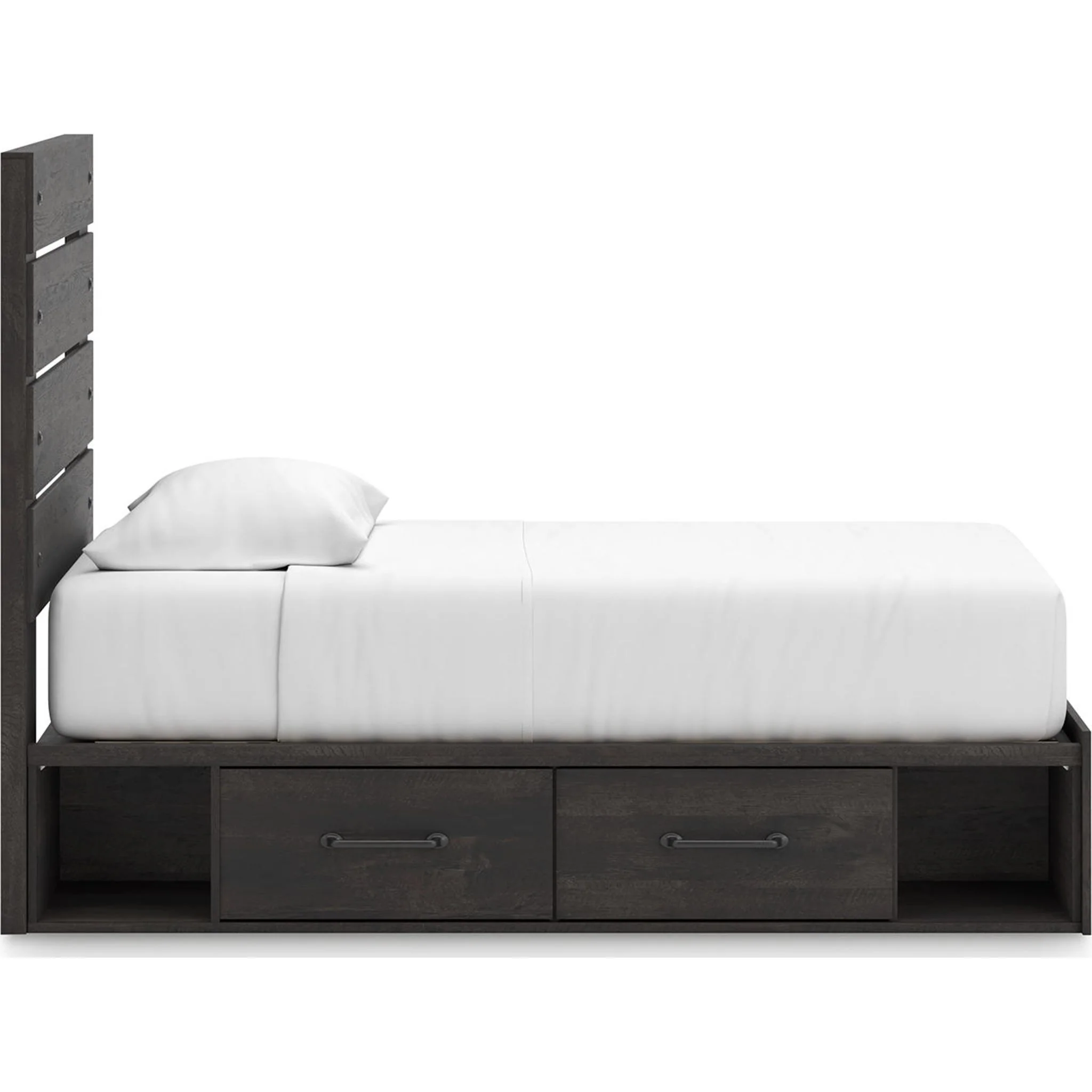 Hollivern 6 Piece Twin Storage Bedroom - Dark Gray - Image 19