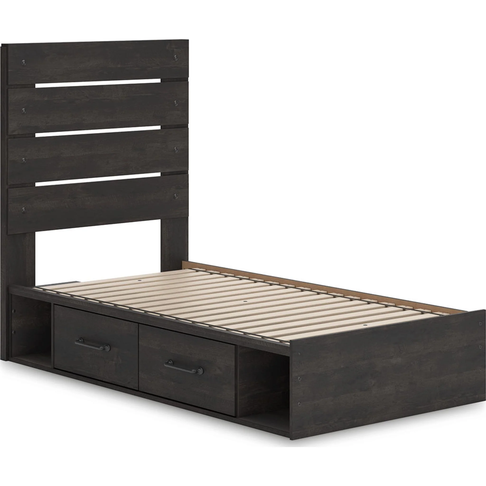 Hollivern Twin Storage Bed - Dark Gray - Image 6