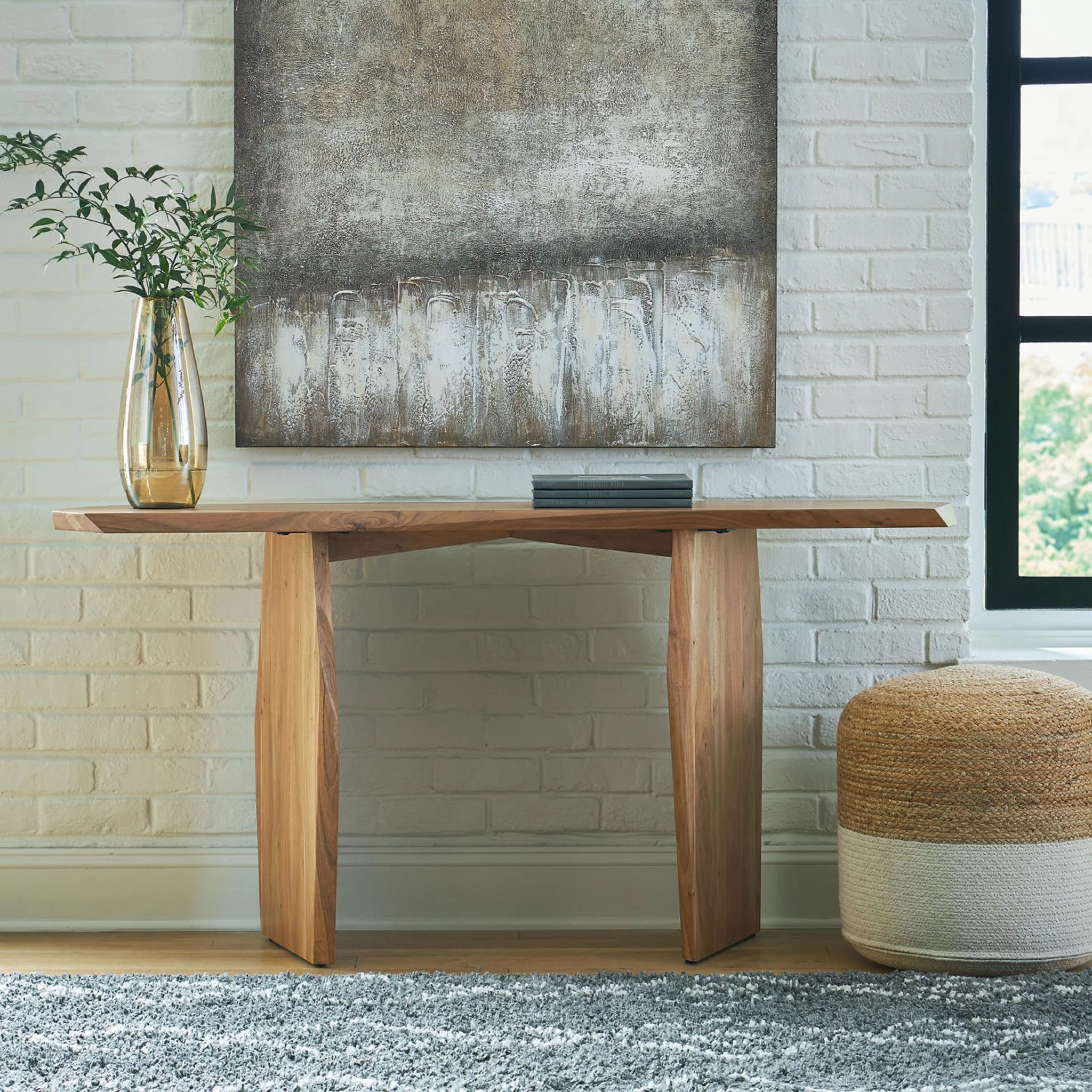 Holward Console Table - Natural - Image 2