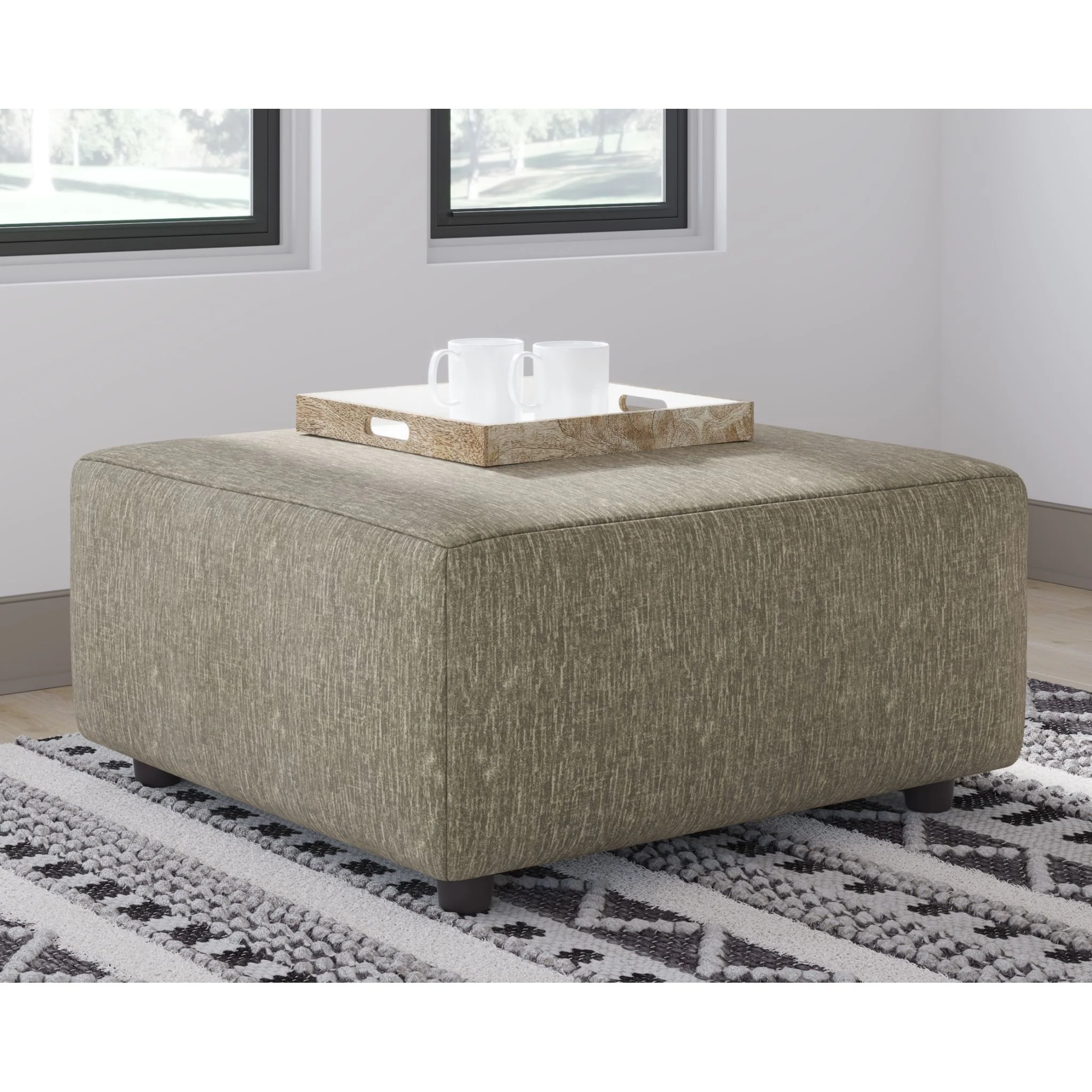 Hoylake Ottoman - Chocolate - Image 2