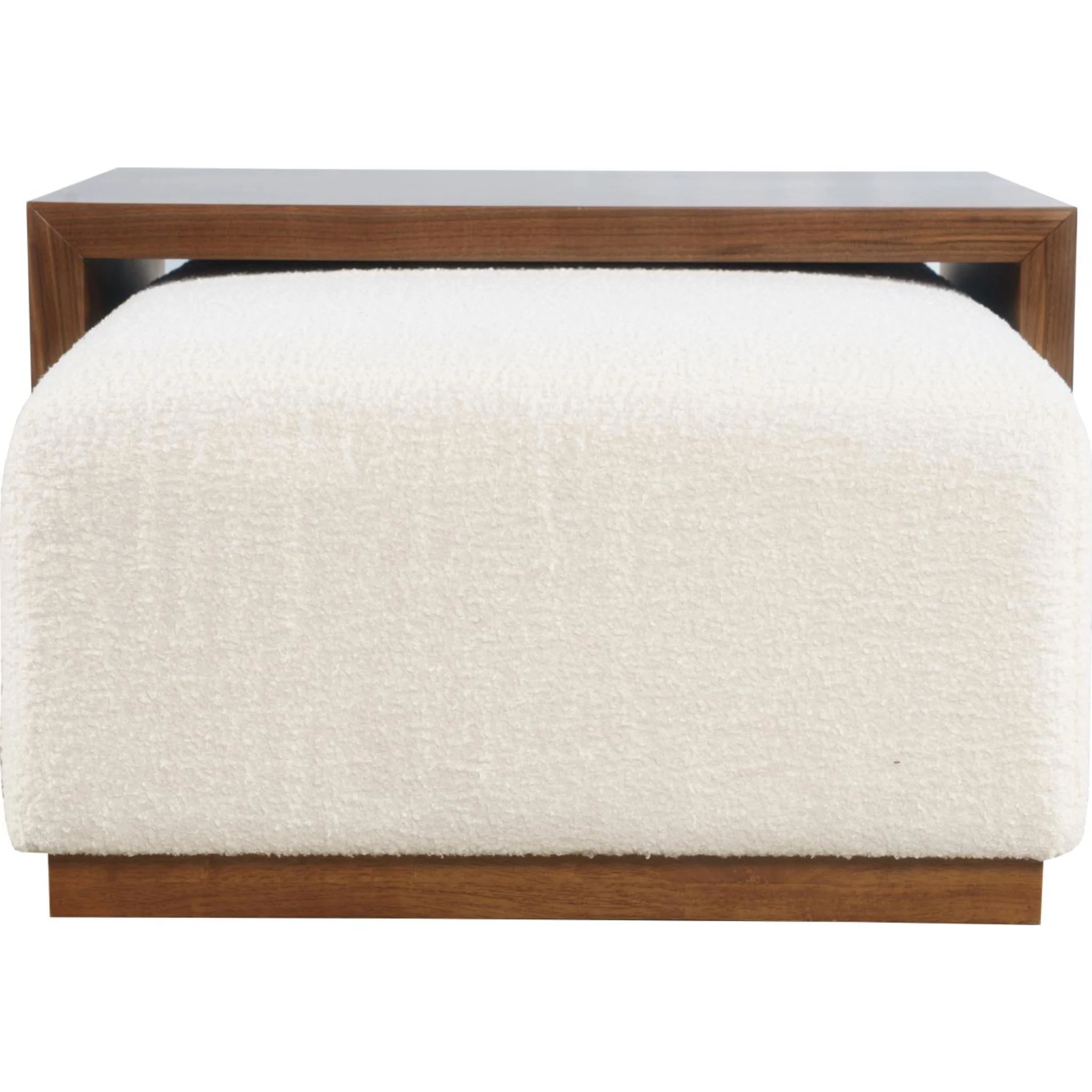 Hudson Ottoman - Chestnut - Image 3