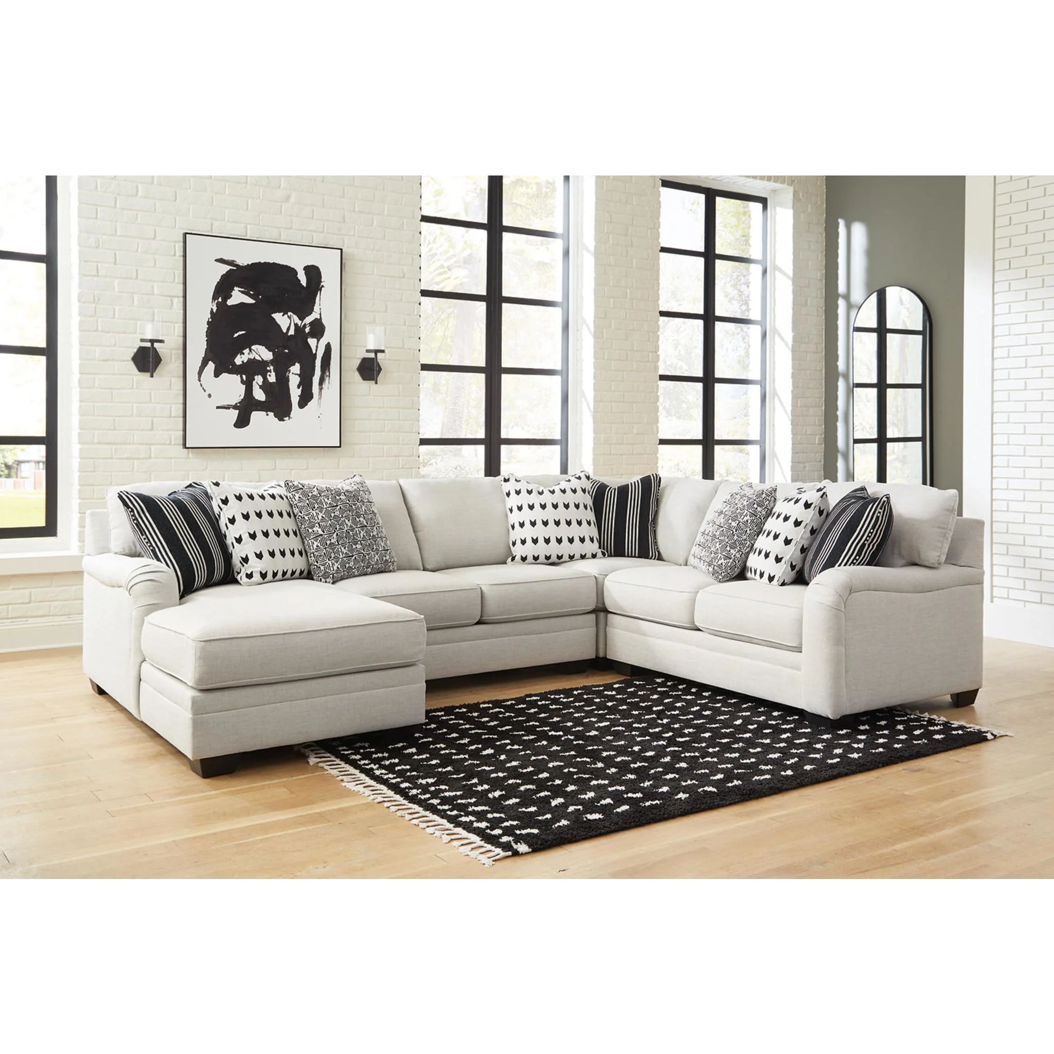 Huntsworth 4 Piece Sectional with Chaise - Image 3