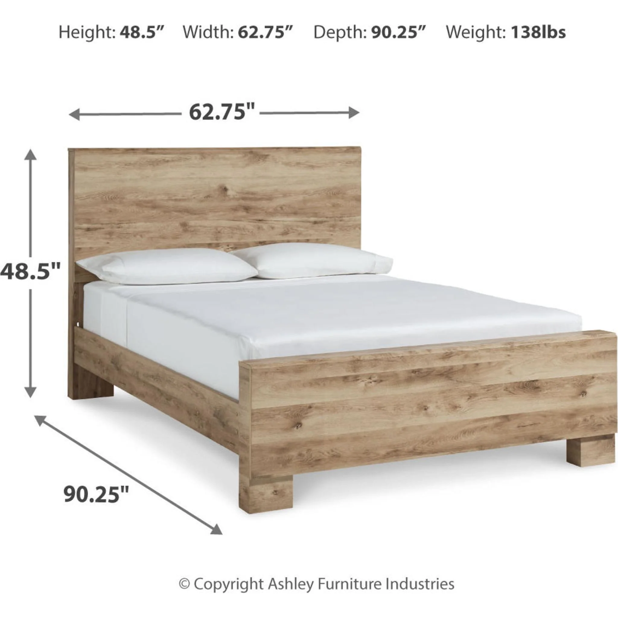 Hyanna 5 Piece Queen Panel Bedroom - Tan - Image 18