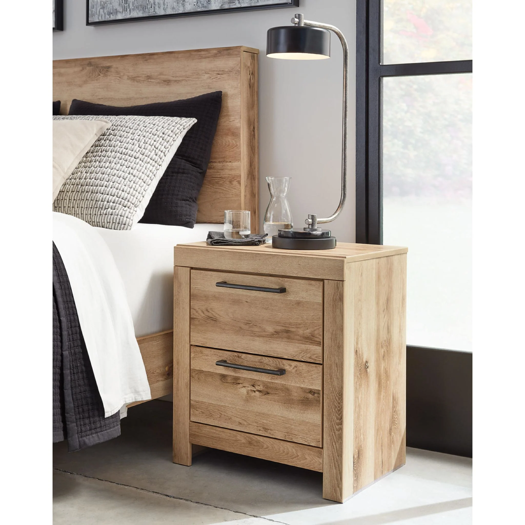 Hyanna 6 Piece King Storage Bedroom - Tan Brown - Image 5