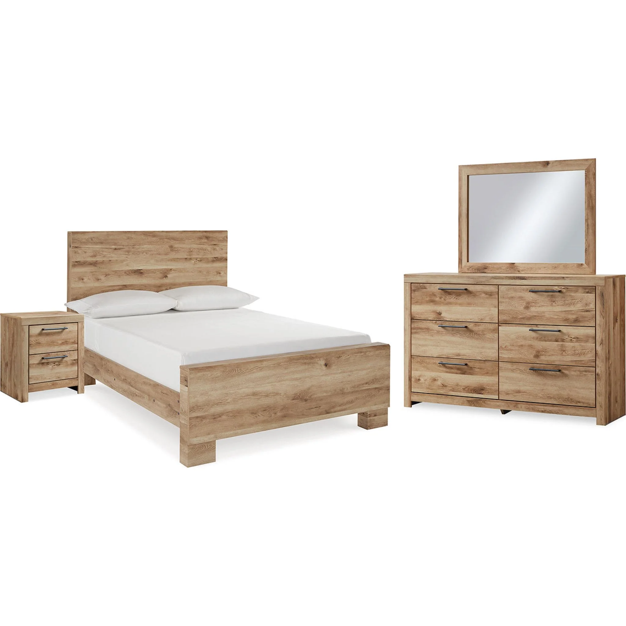 Hyanna 6 Piece Panel Bedroom - Tan Brown - Image 20