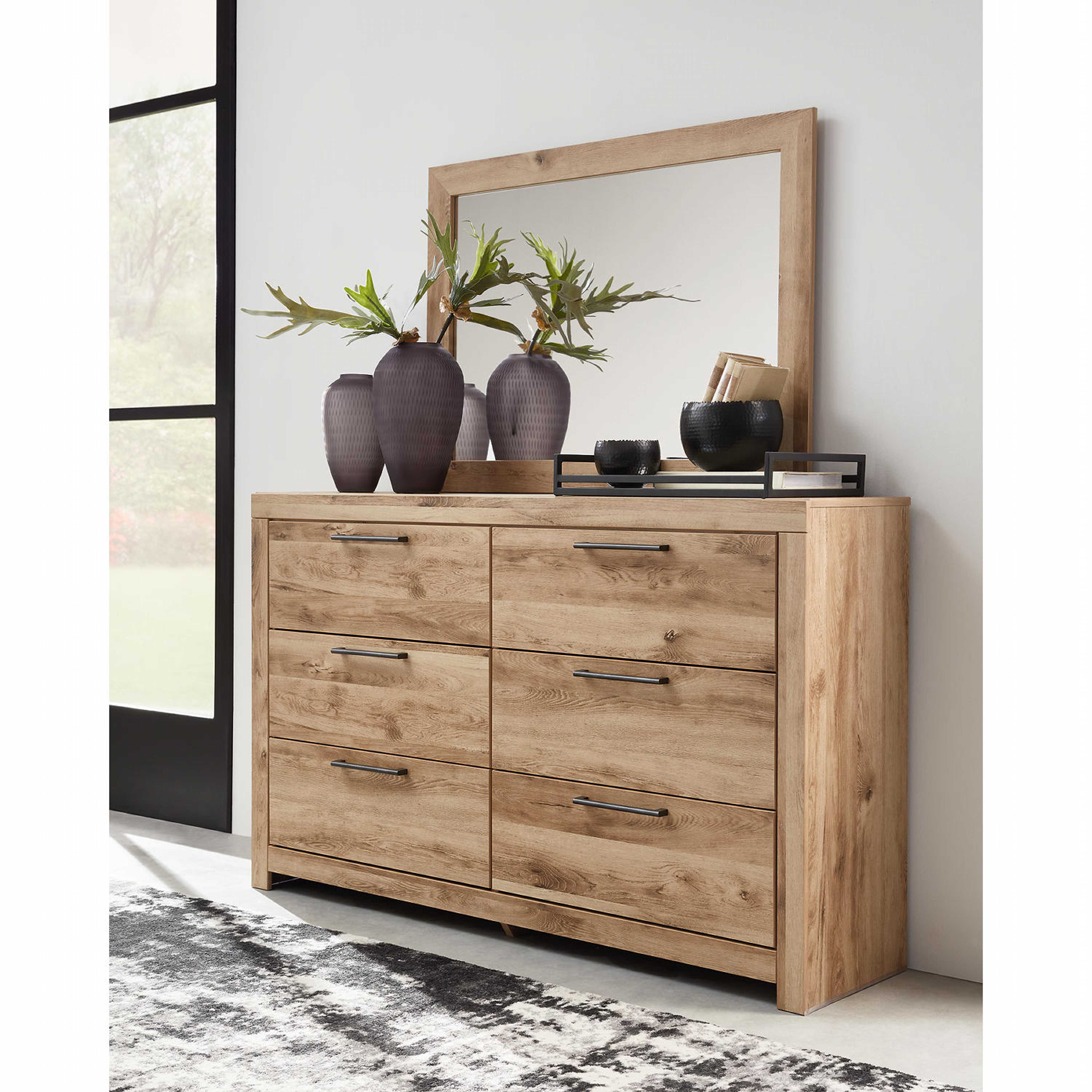Hyanna 6 Piece Panel Bedroom - Tan Brown - Image 3